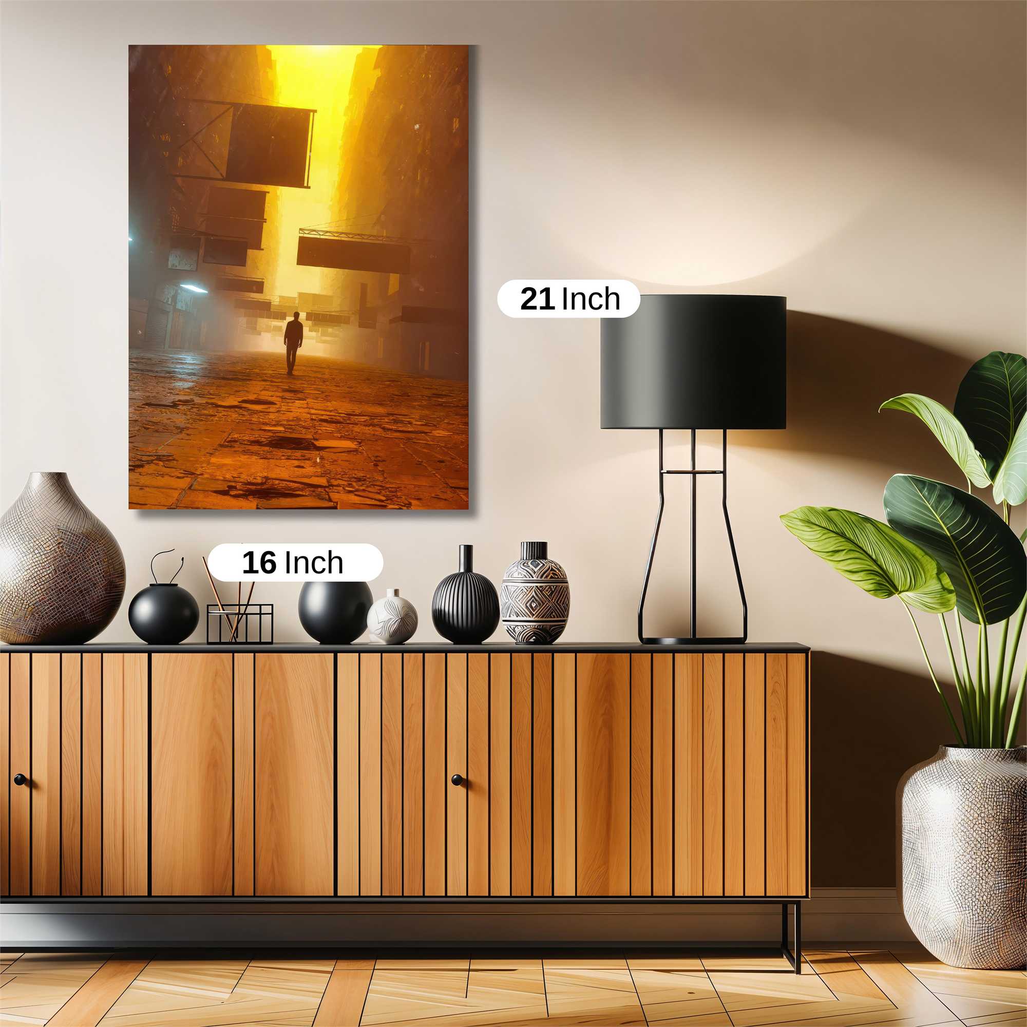 Neon Solitude Safe Wall Magnetic / M