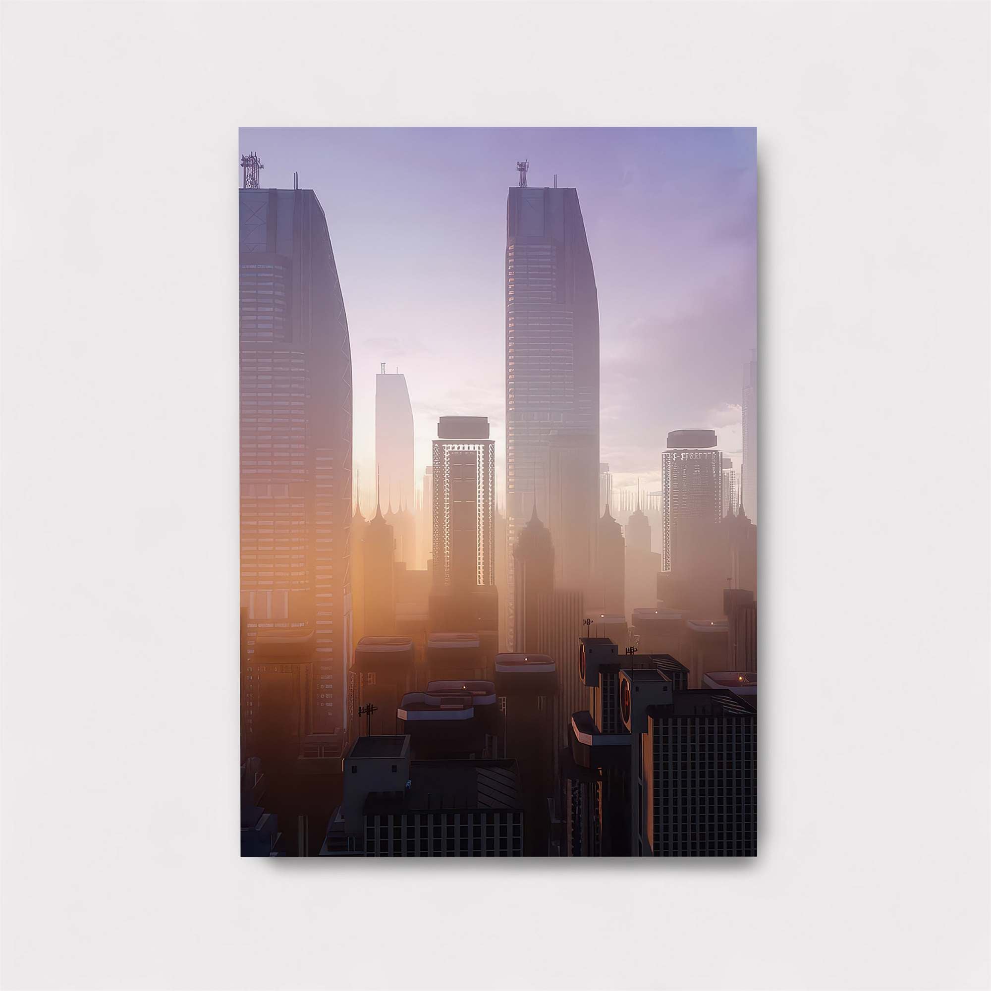 Cityscape Serenity Safe Wall Magnetic / M