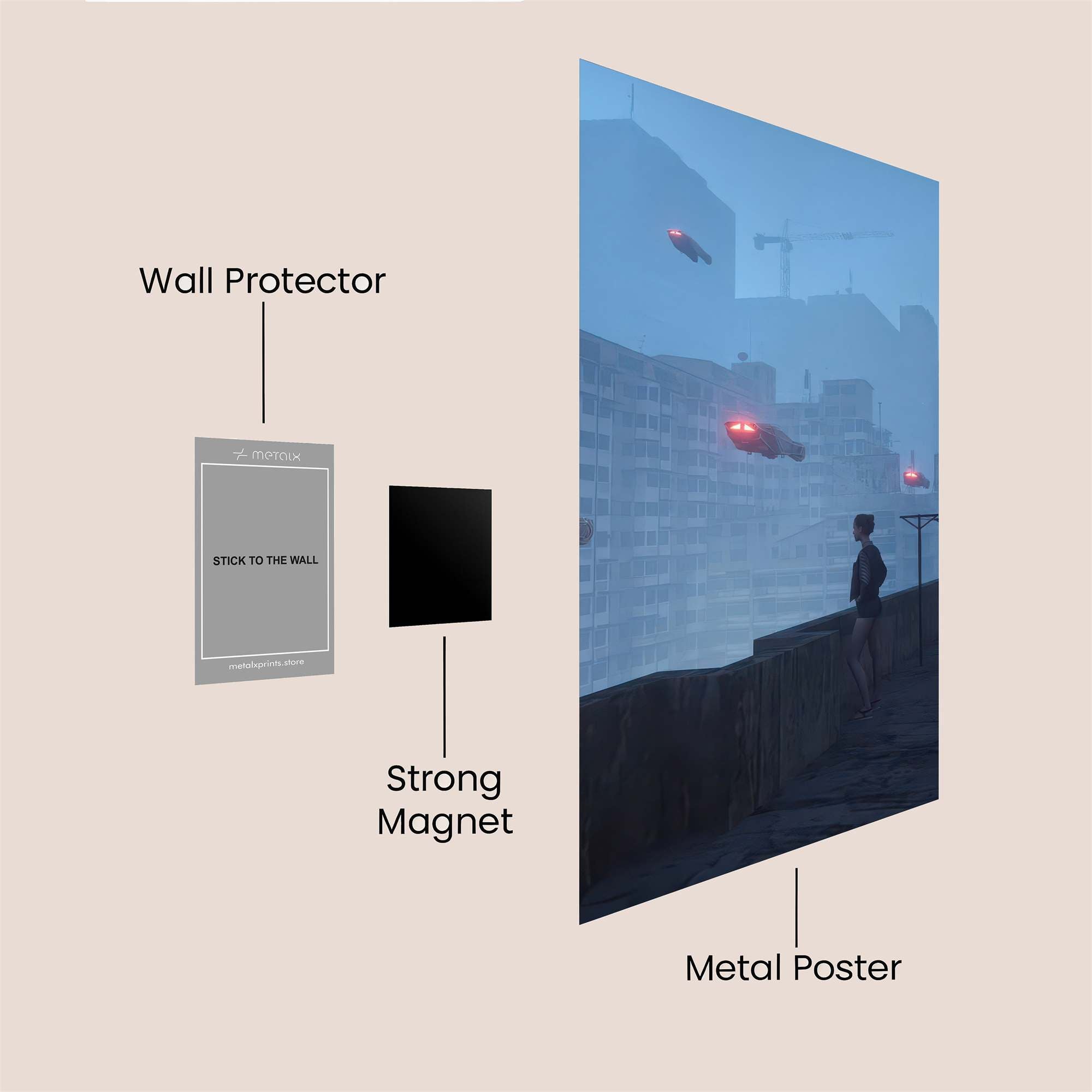 Future Gloom Safe Wall Magnetic / M