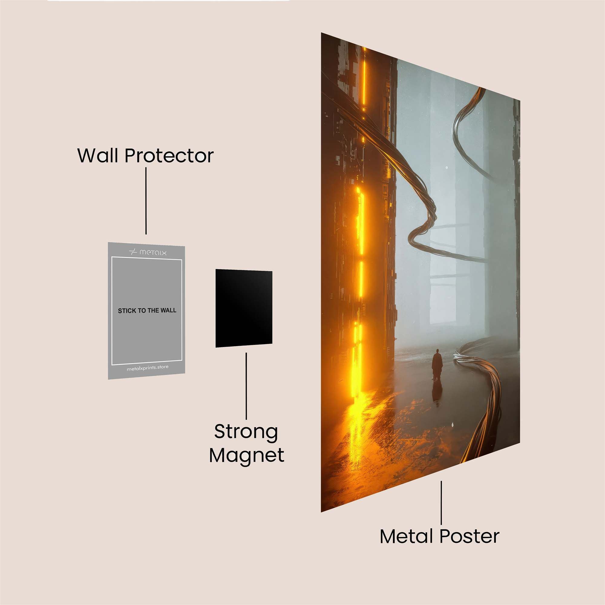 Neon Odyssey Safe Wall Magnetic / M