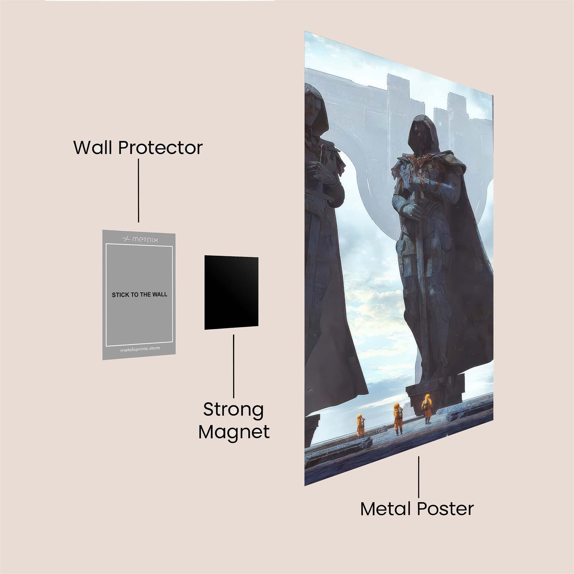Cosmic Solitude Safe Wall Magnetic / M