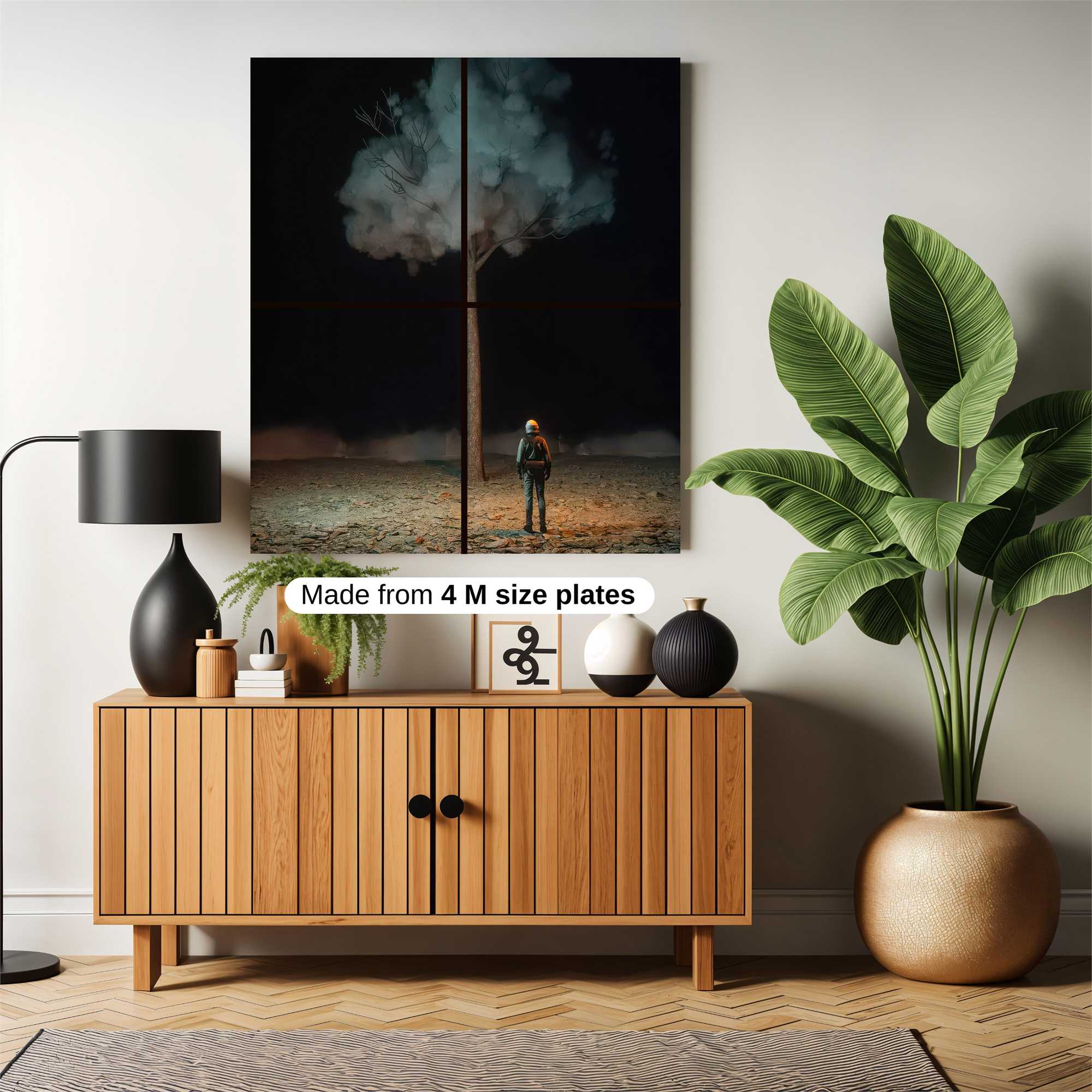 Astronaut Enigma Safe Wall Magnetic / M