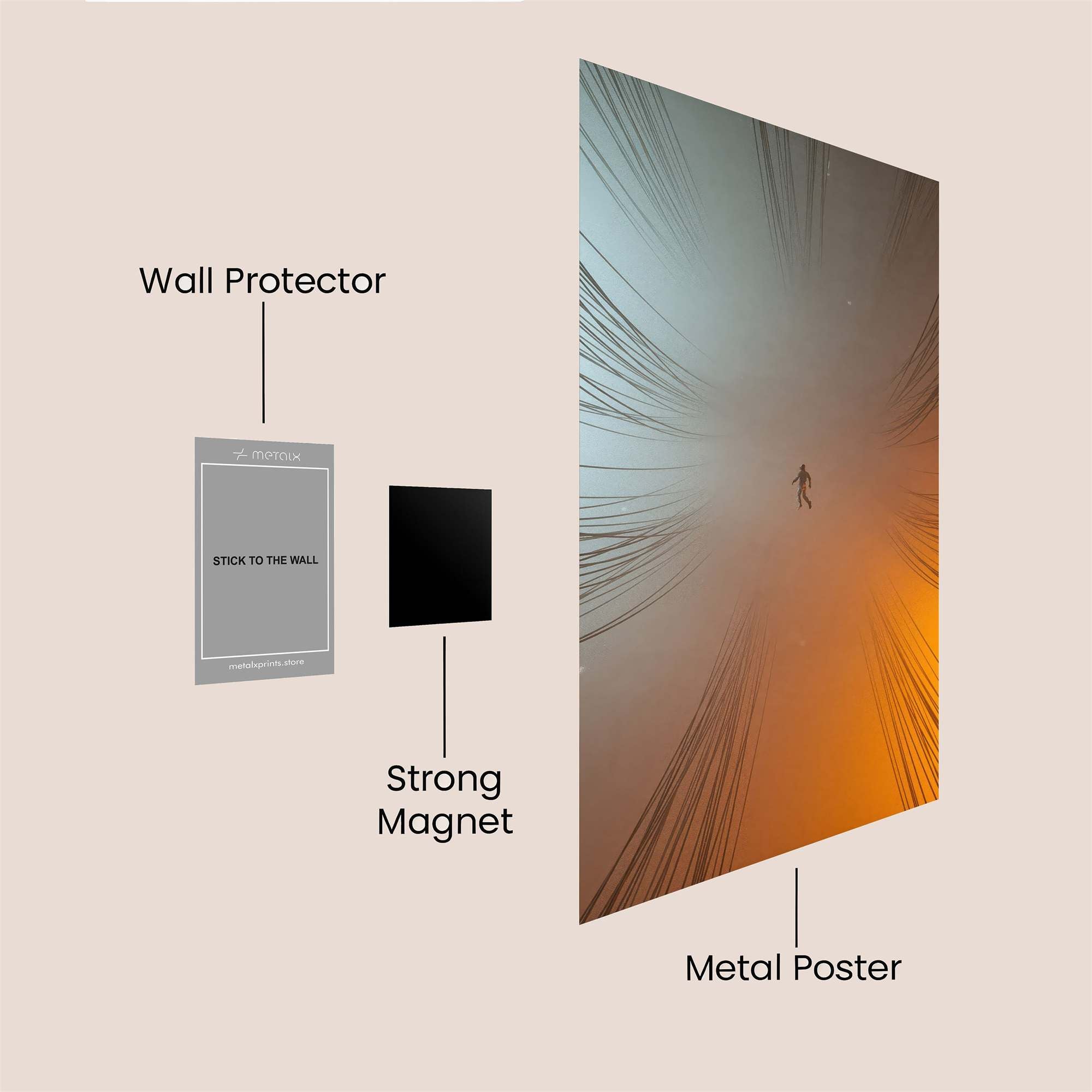 Cosmic Solitude Safe Wall Magnetic / M