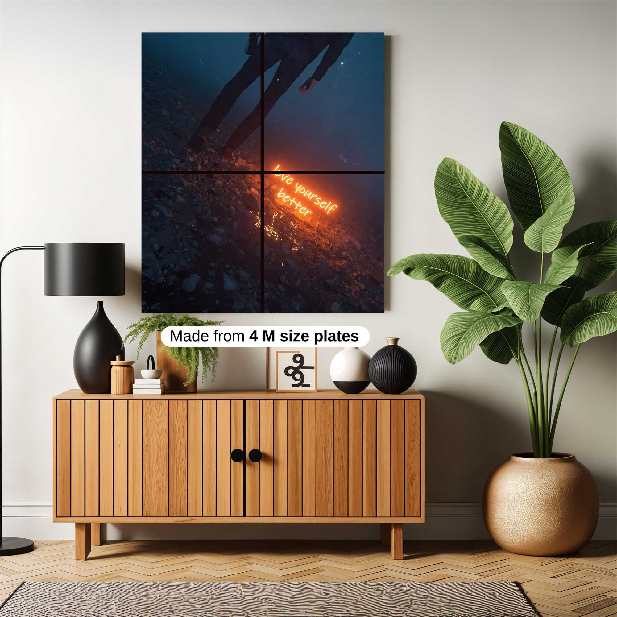 Self Glow Safe Wall Magnetic / M