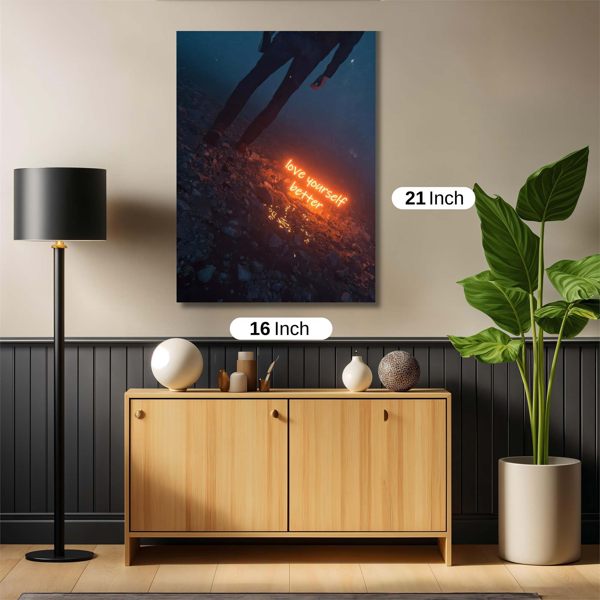 Self Glow Safe Wall Magnetic / M