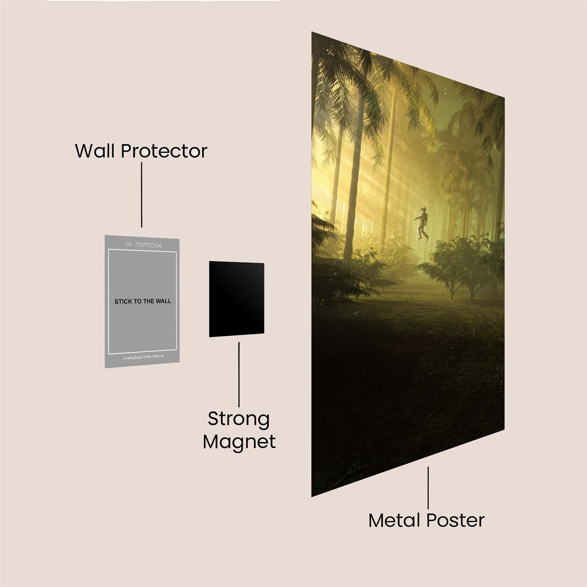 Jungle Leap Safe Wall Magnetic / M