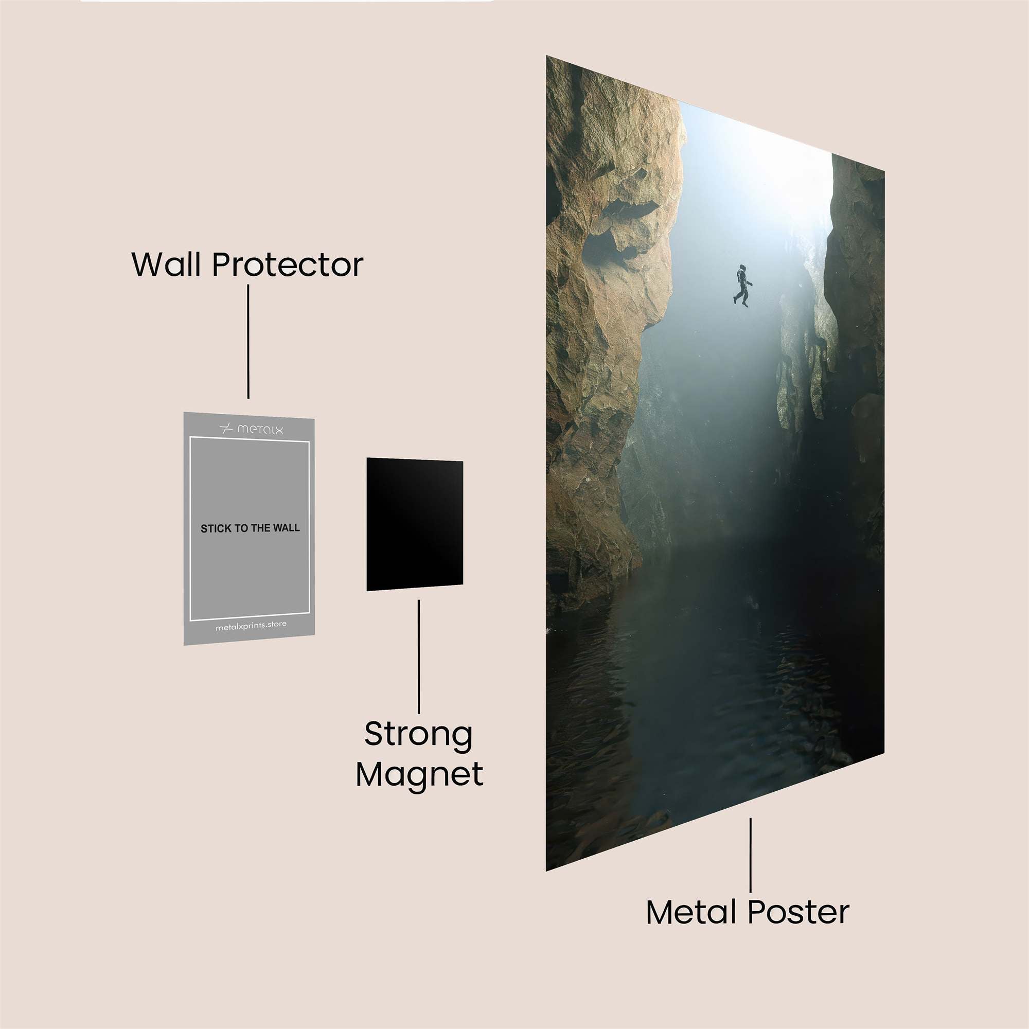Canyon Leap Safe Wall Magnetic / M