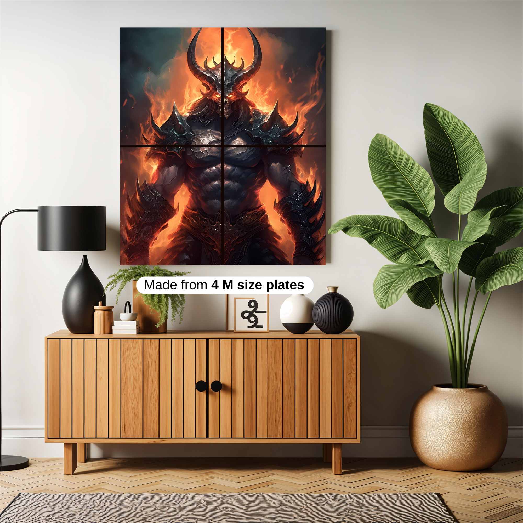 Demon Wrath Safe Wall Magnetic / M