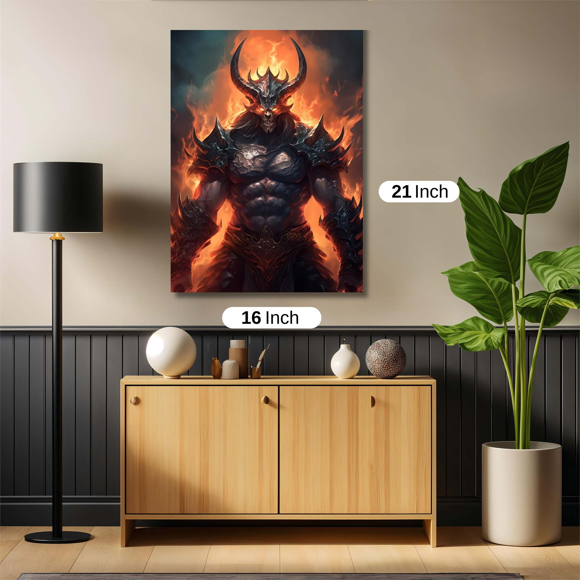 Demon Wrath Safe Wall Magnetic / M