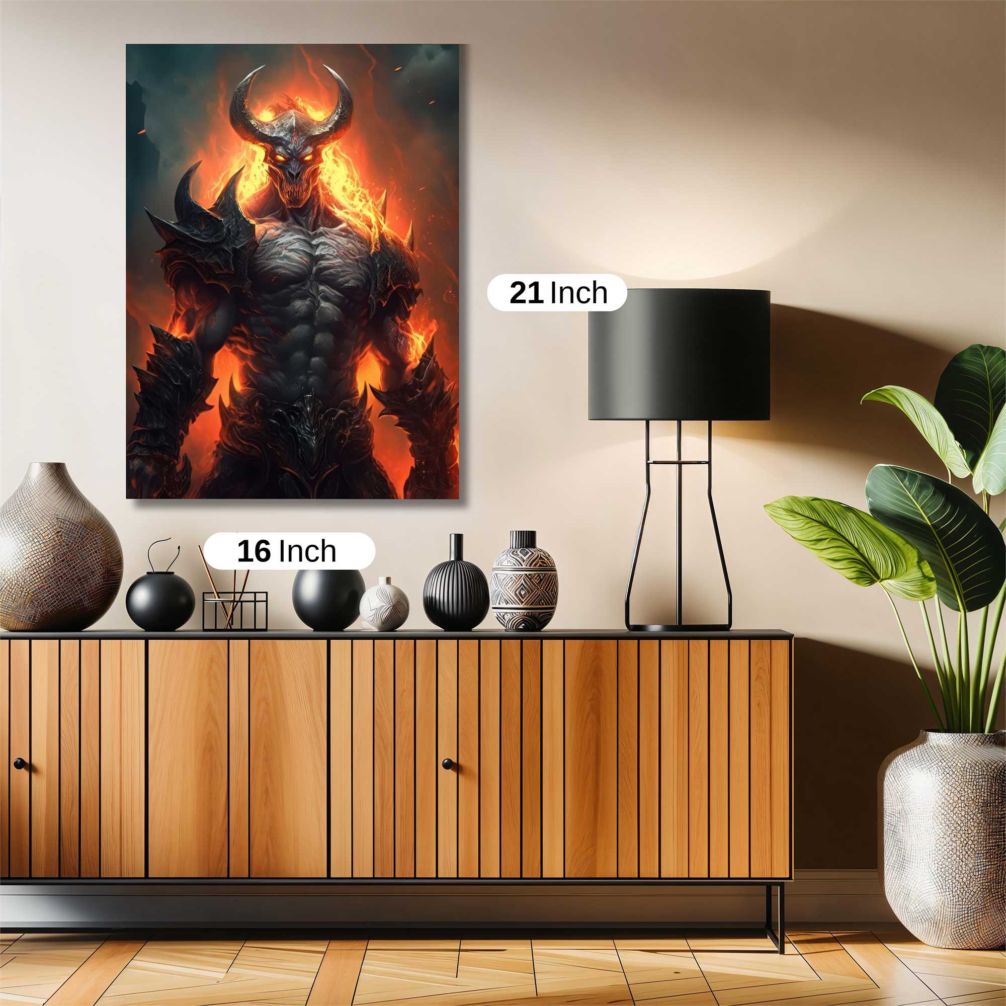 Demon Rage Safe Wall Magnetic / M