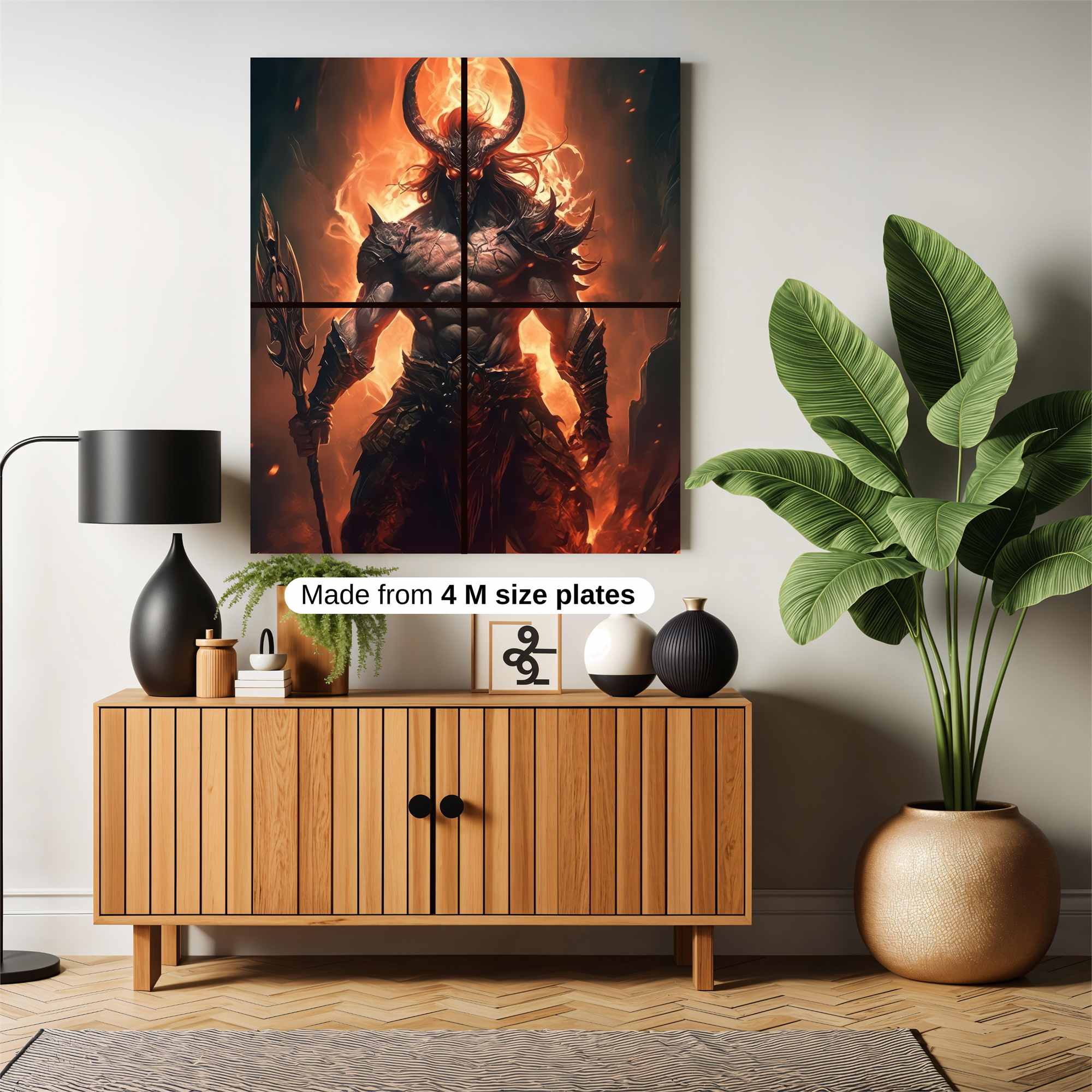 Demon Blaze Safe Wall Magnetic / M