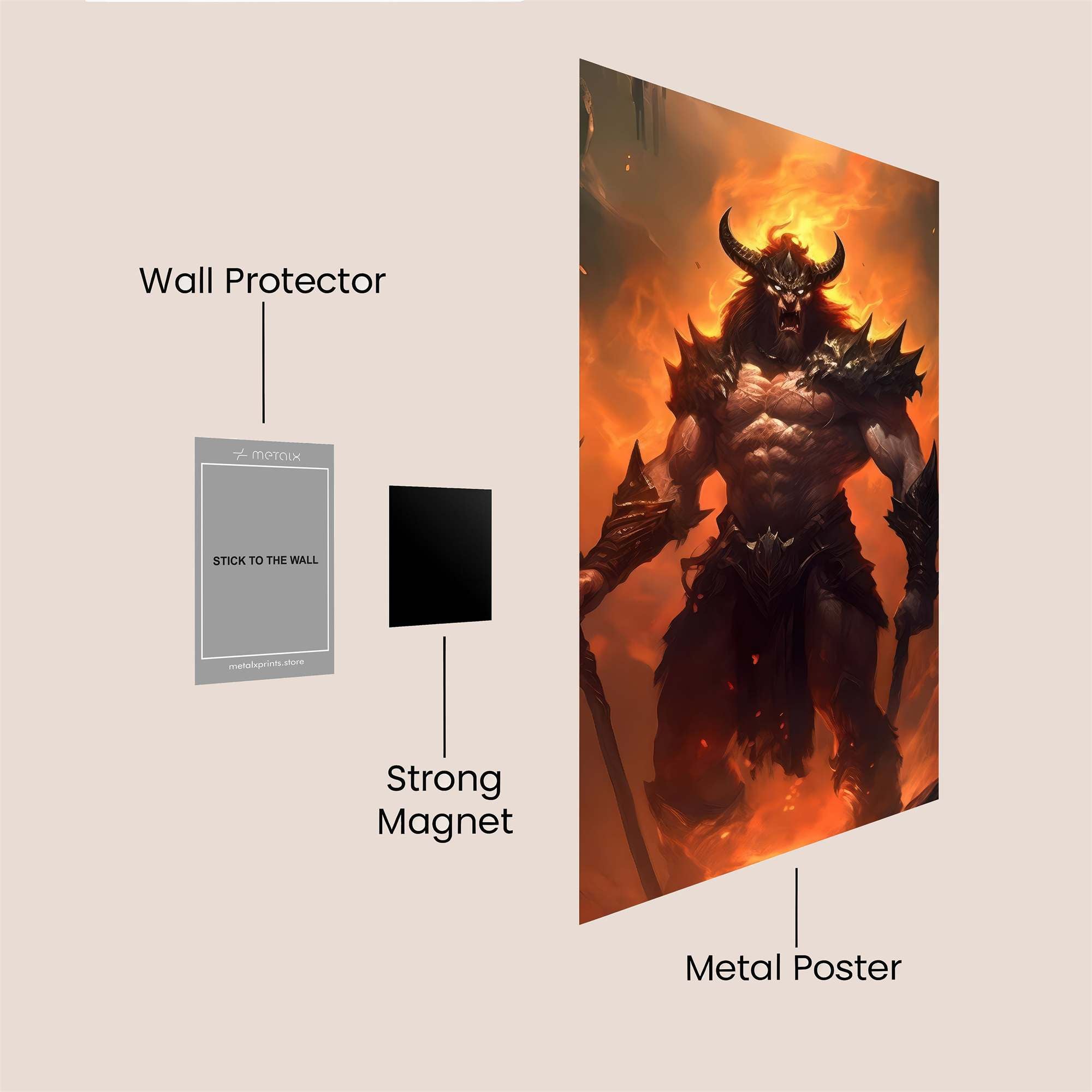 Surtr Inferno Safe Wall Magnetic / M
