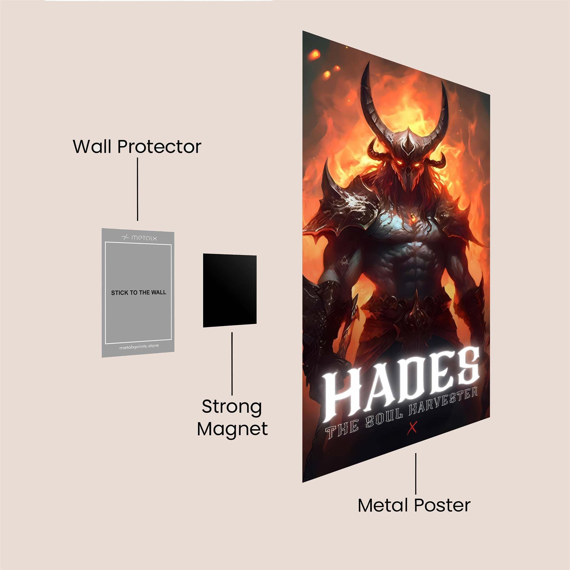 Zeus Majestic Safe Wall Magnetic / M