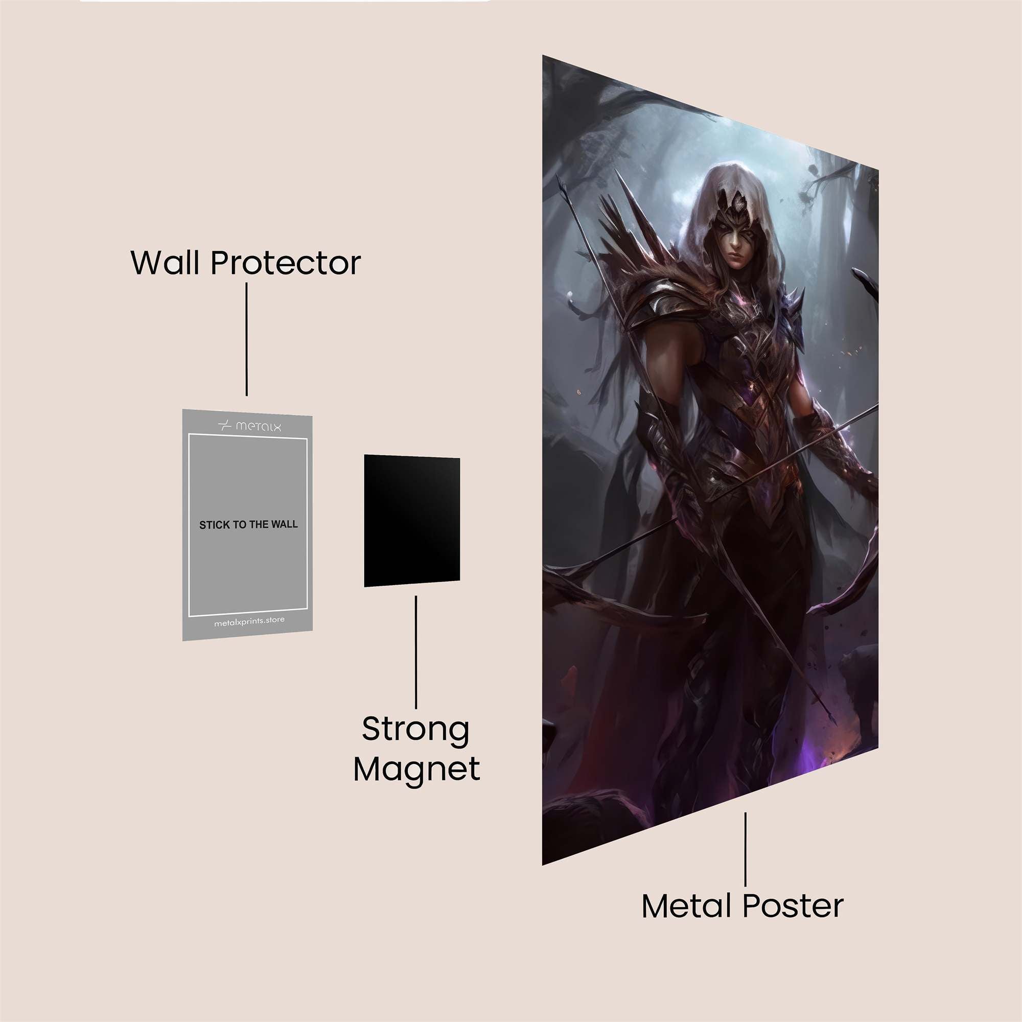 Archer Enigma Safe Wall Magnetic / M