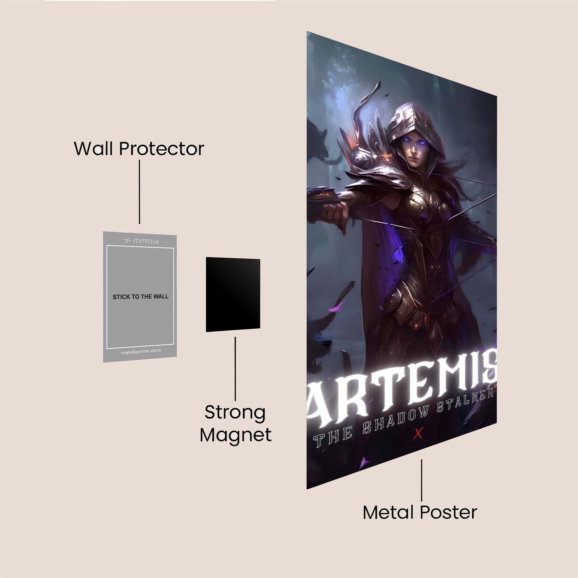 Angel Enigma Safe Wall Magnetic / M