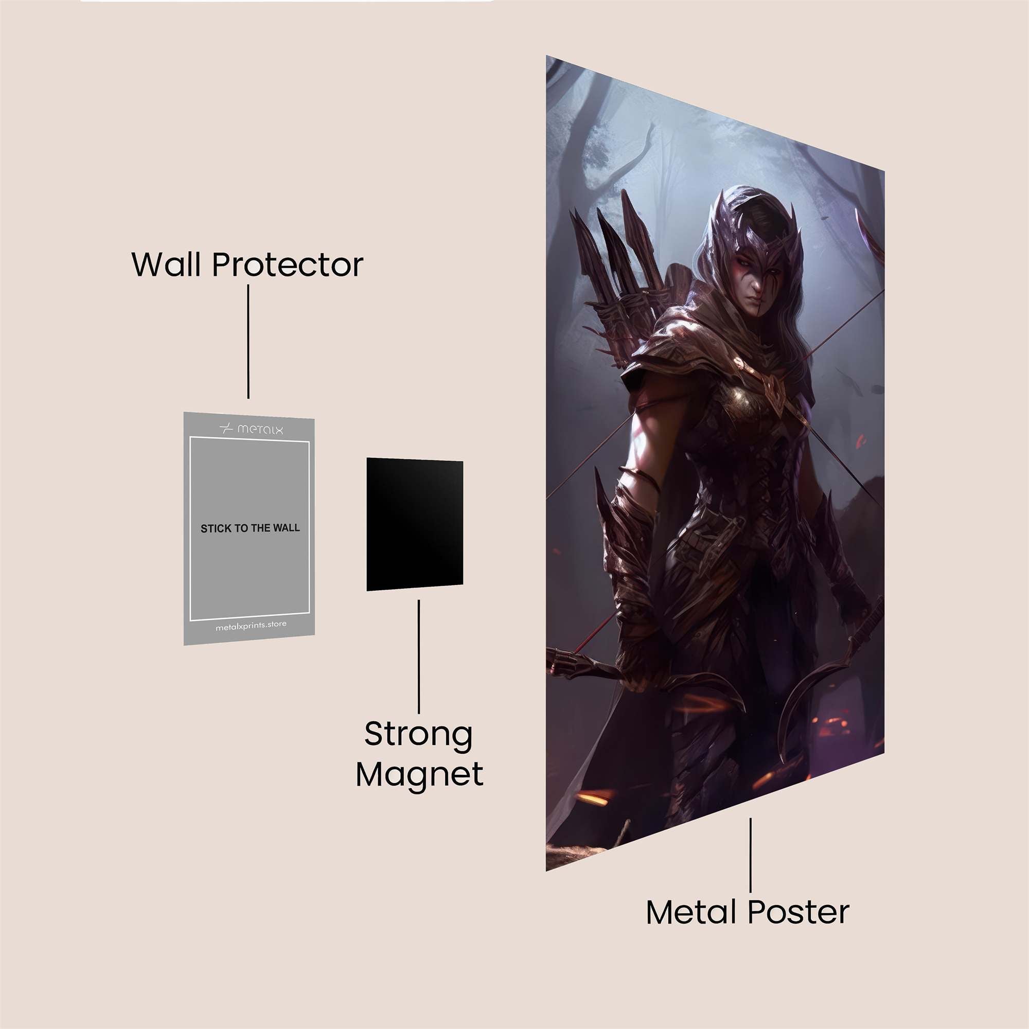 Archer Enigma Safe Wall Magnetic / M