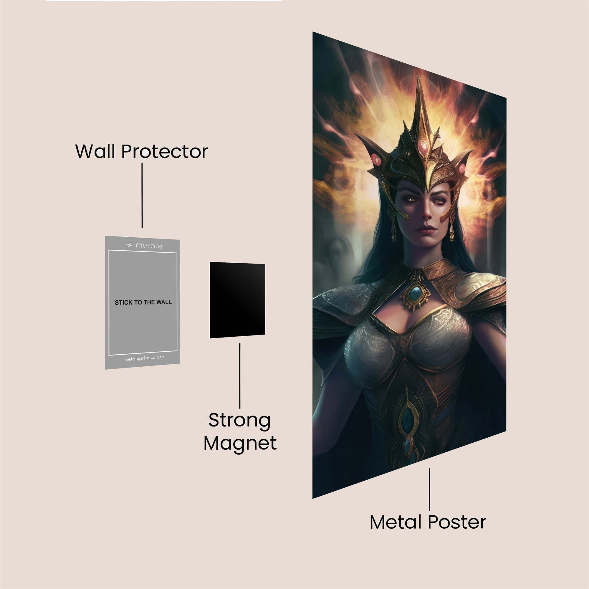 Empress Radiant Safe Wall Magnetic / M