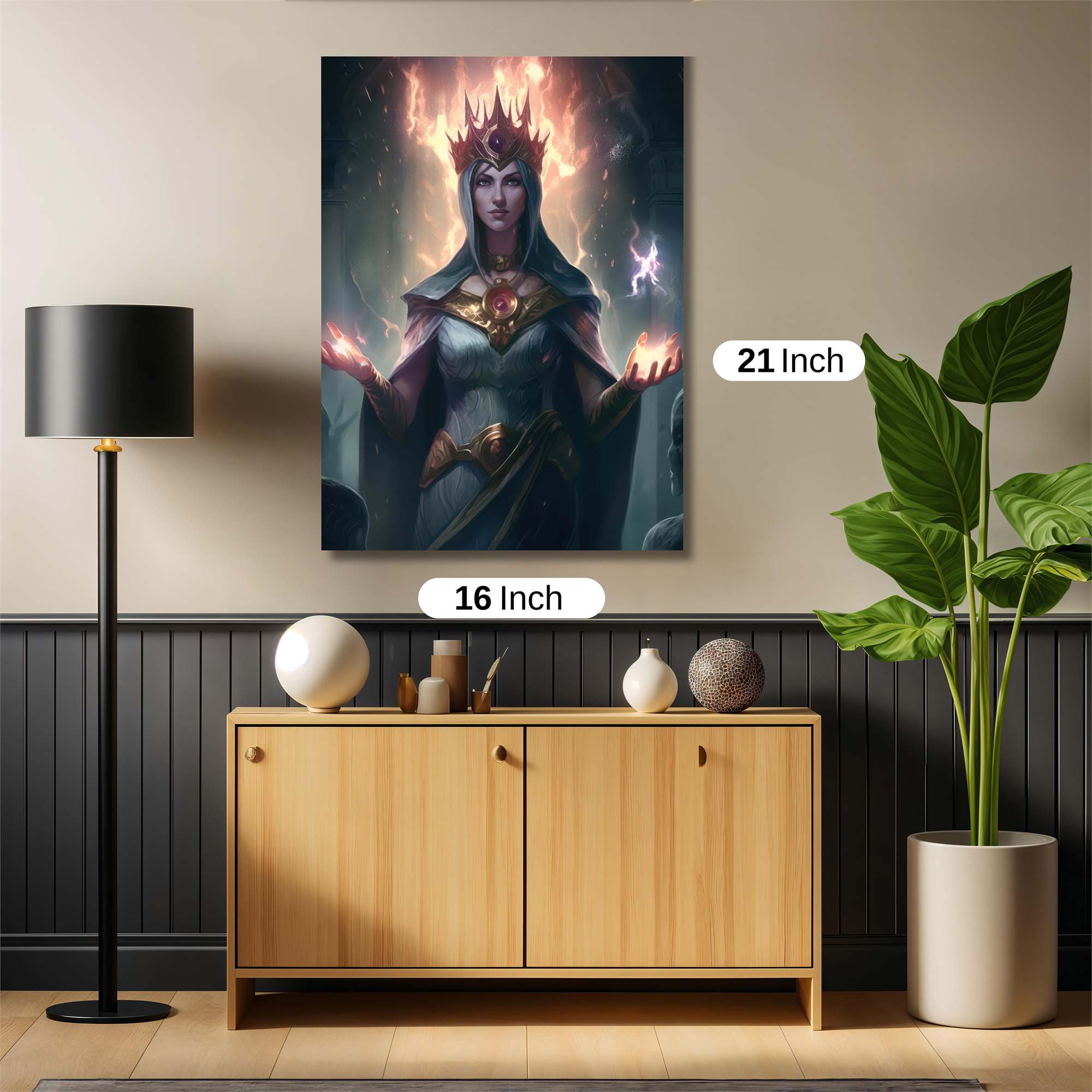 Queen Ignite Safe Wall Magnetic / M
