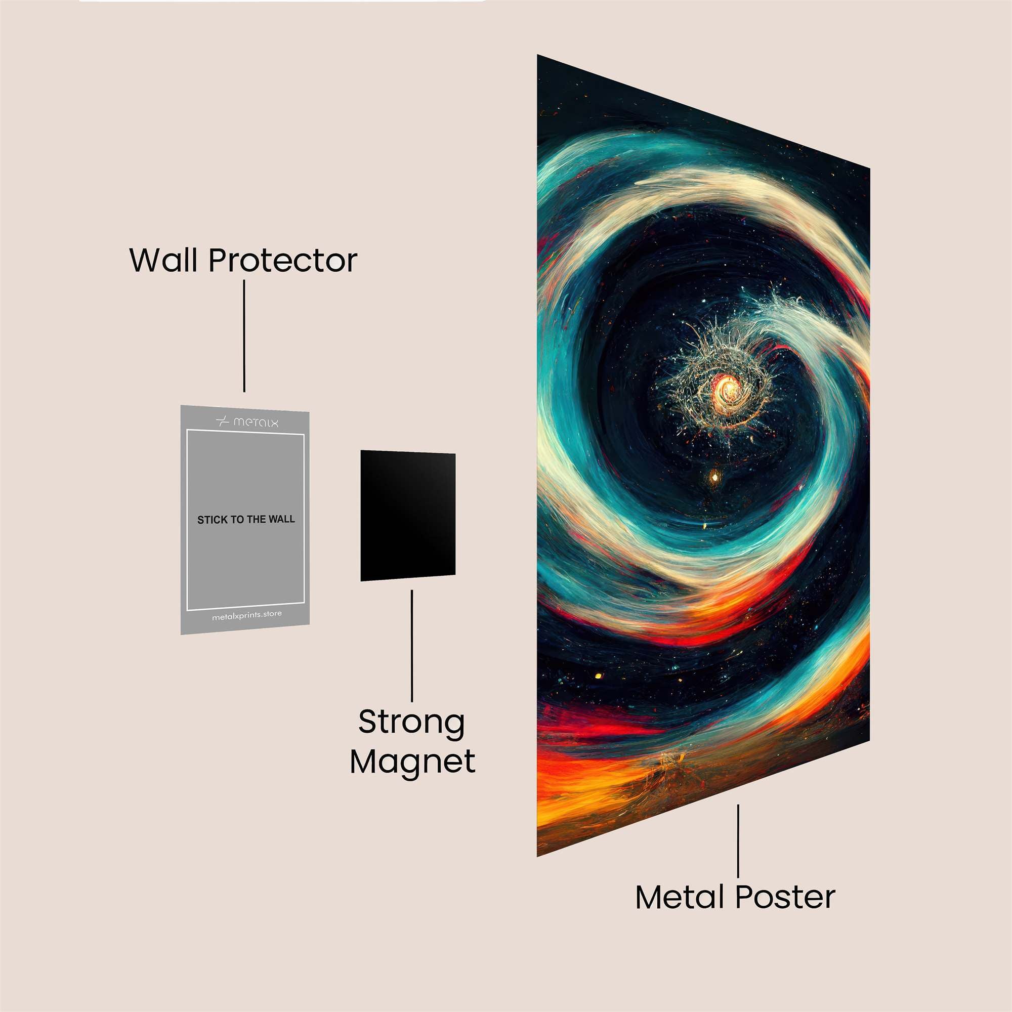 Galactic Whimsy Safe Wall Magnetic / M