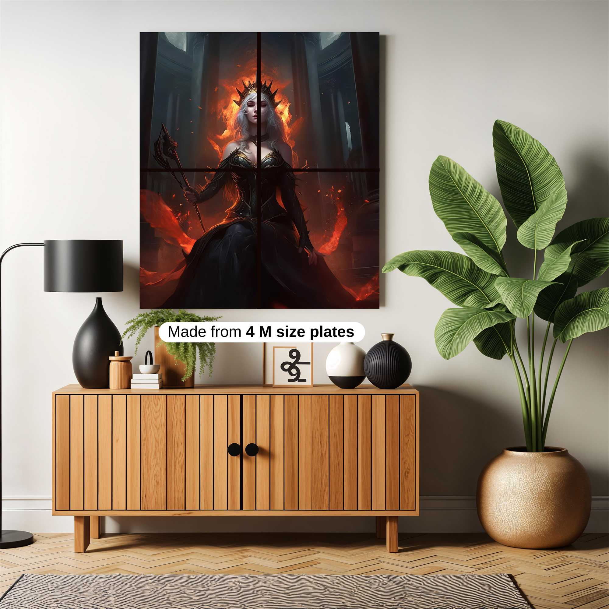 Fire Queen Safe Wall Magnetic / M