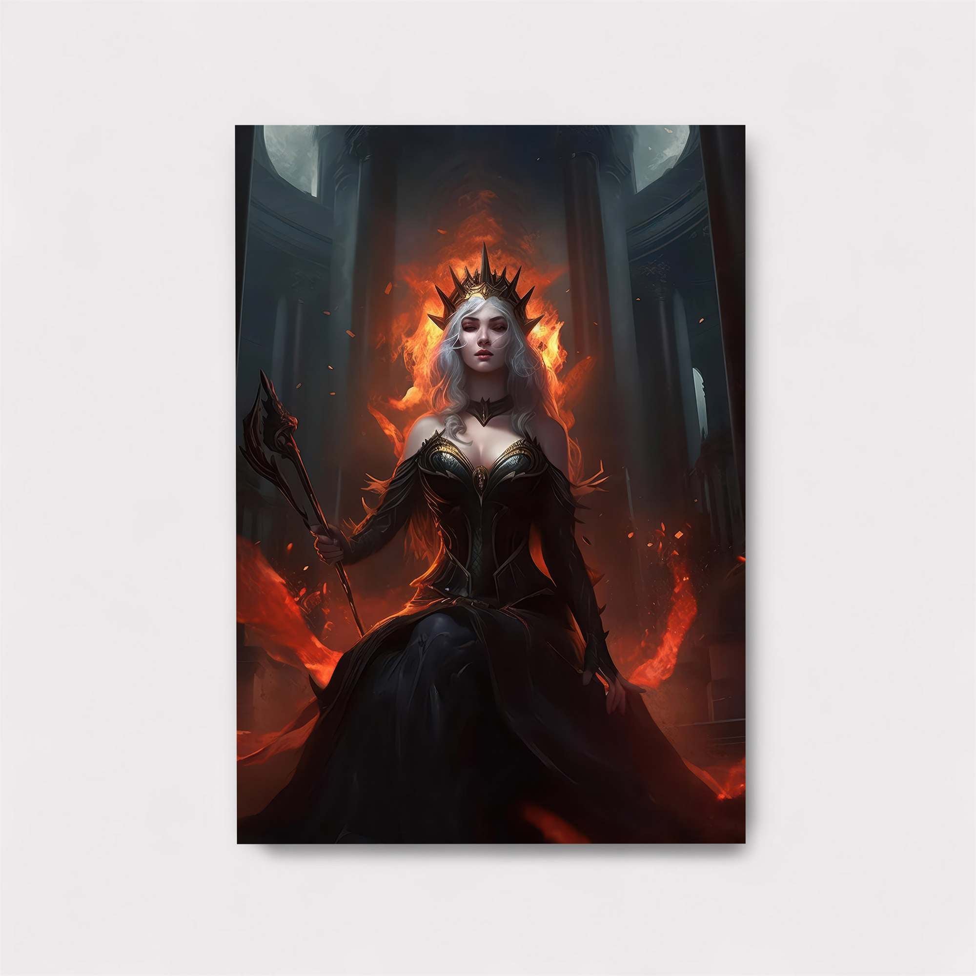 Fire Queen Safe Wall Magnetic / M