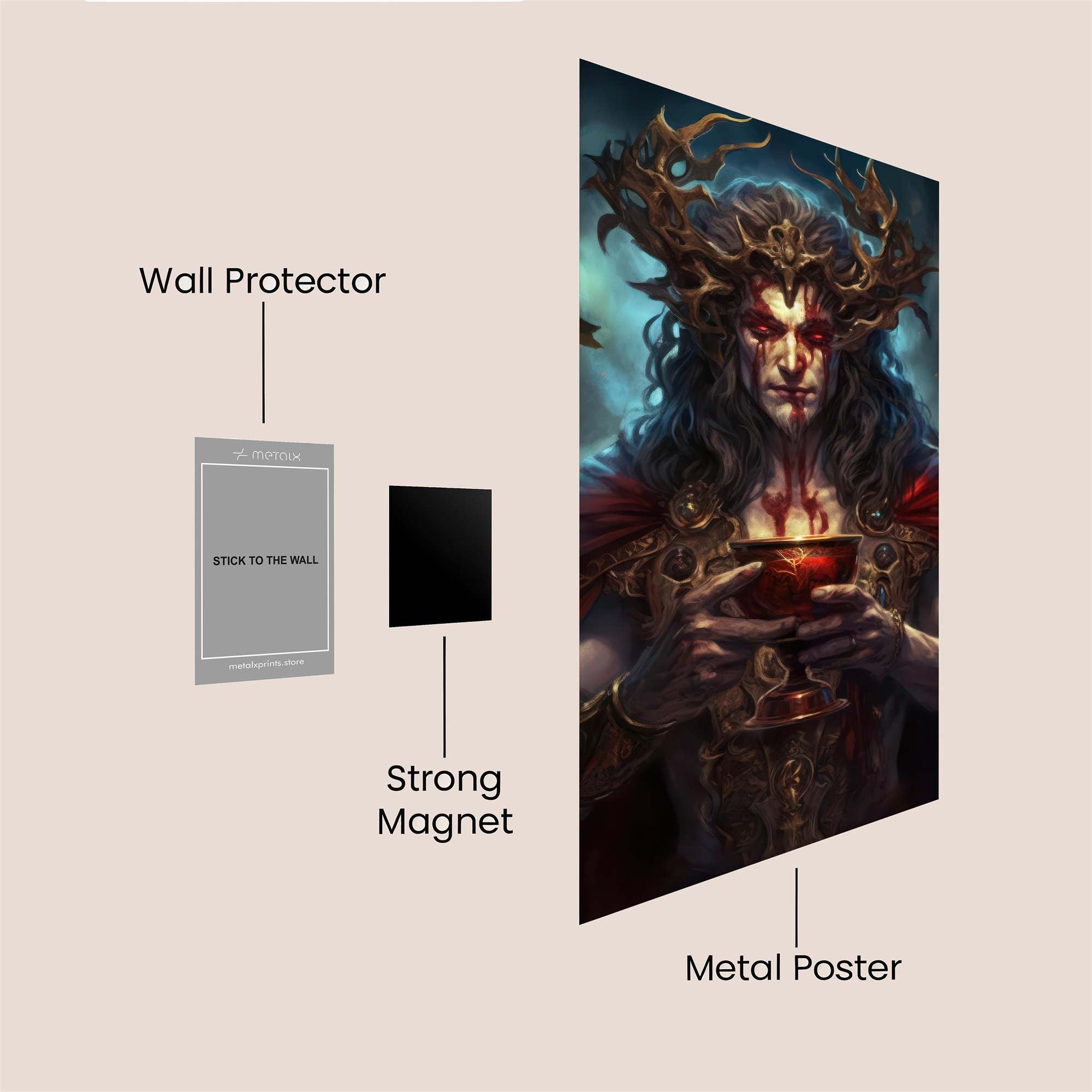 Cernunnos Enigmatic Safe Wall Magnetic / M