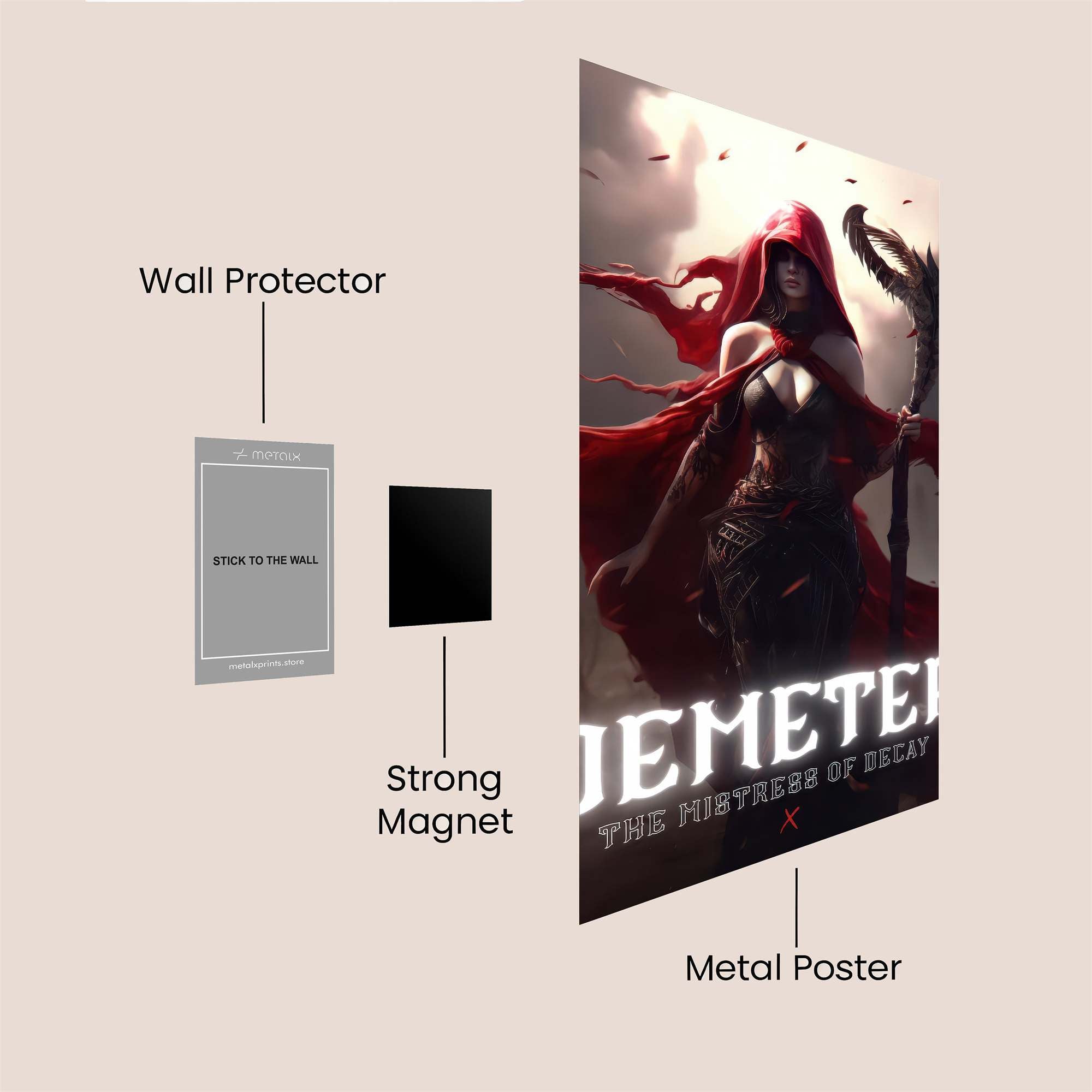 Angel Ascendant Safe Wall Magnetic / M