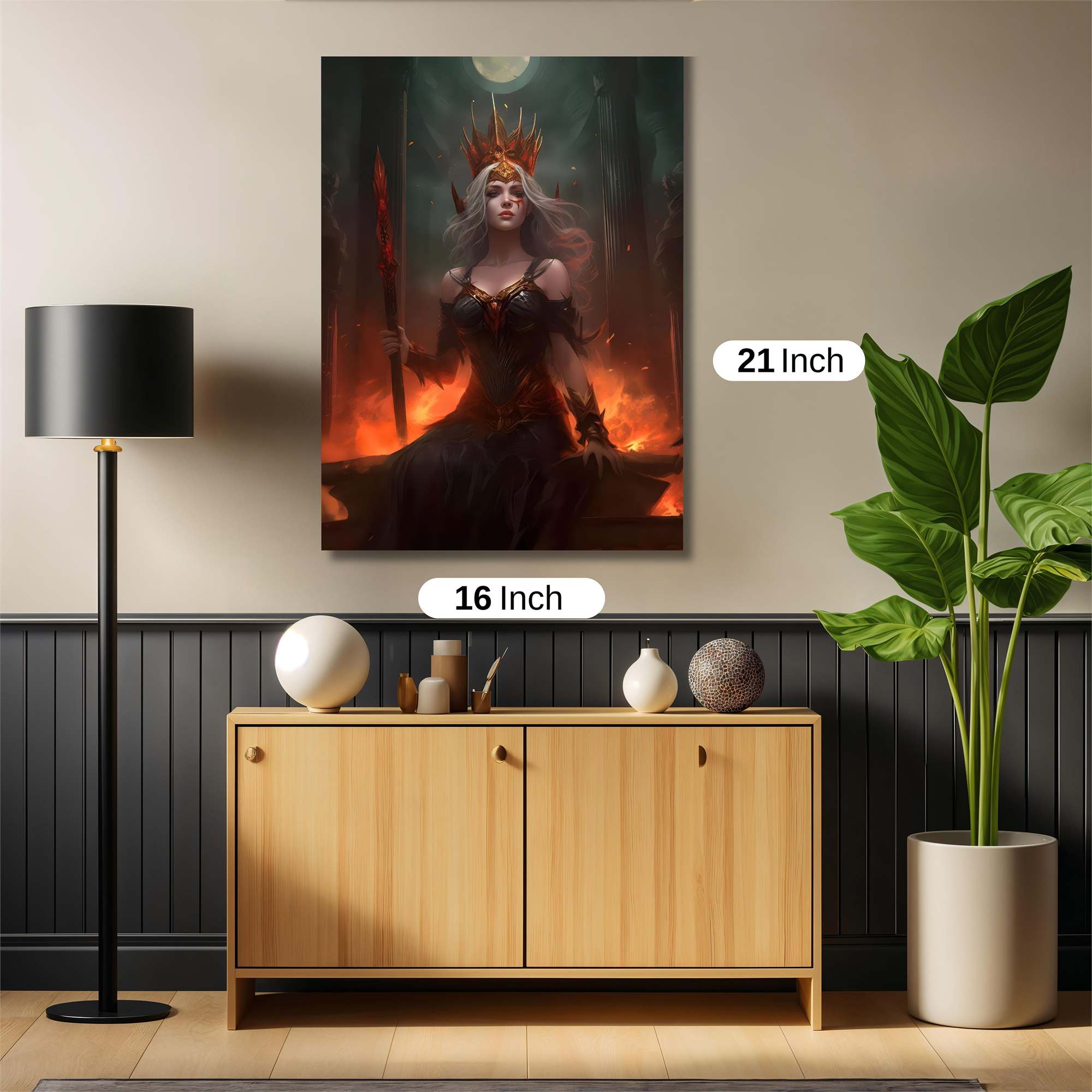 Queen Infernal Safe Wall Magnetic / M