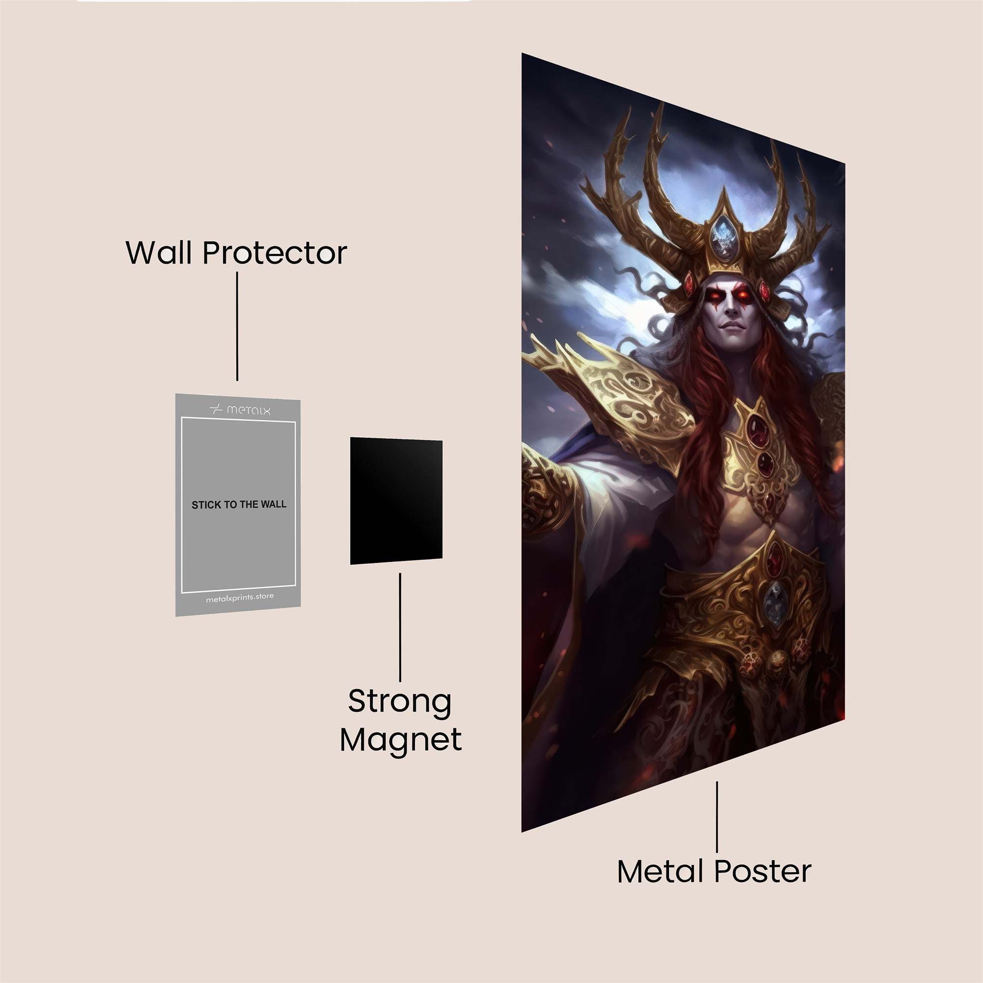 Demon Sovereign Safe Wall Magnetic / M