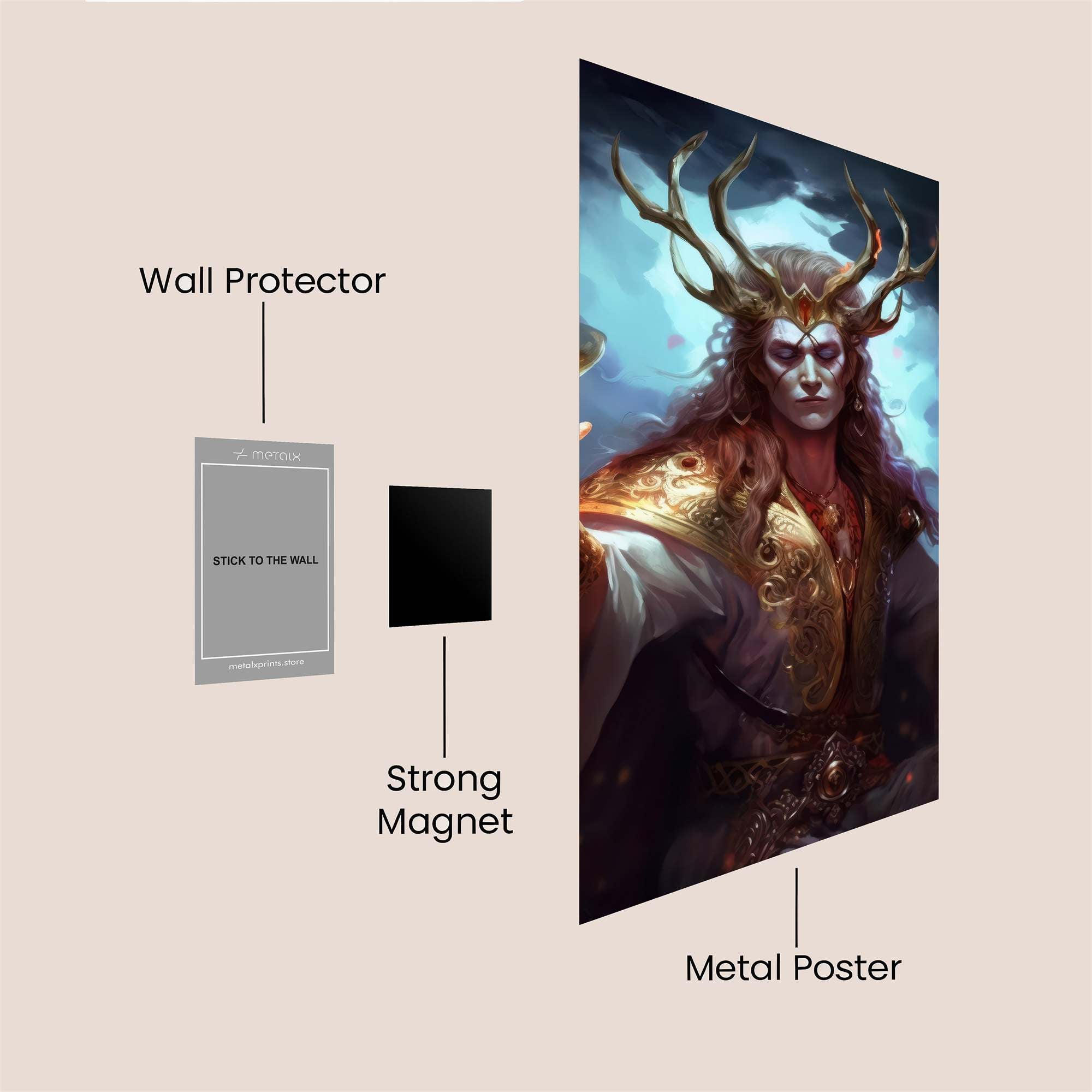 Cernunnos Enigmatic Safe Wall Magnetic / M