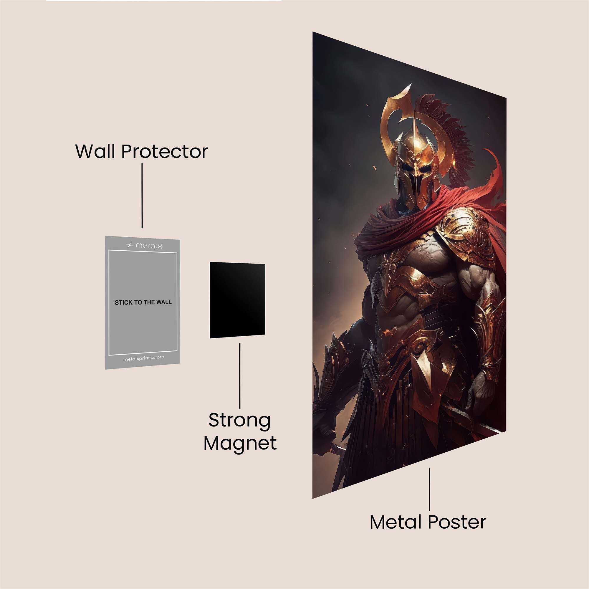 Ares Unleashed Safe Wall Magnetic / M