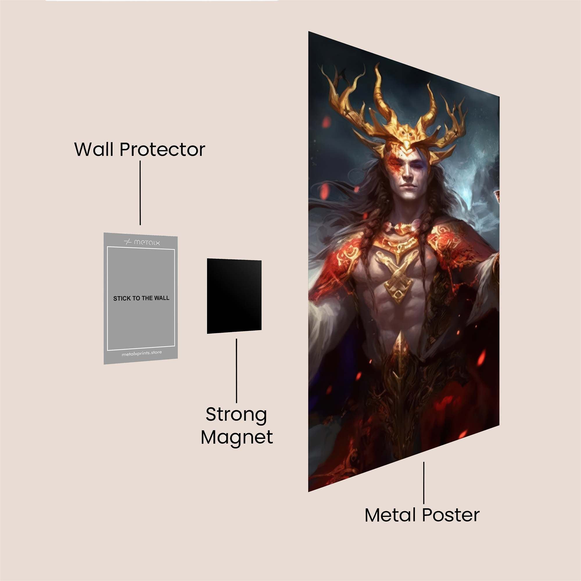 Cernunnos Enigmatic Safe Wall Magnetic / M