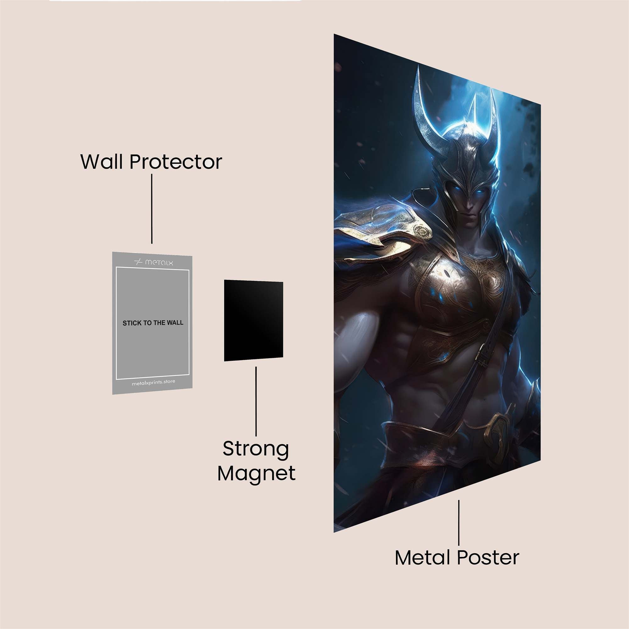 Viking Twilight Safe Wall Magnetic / M