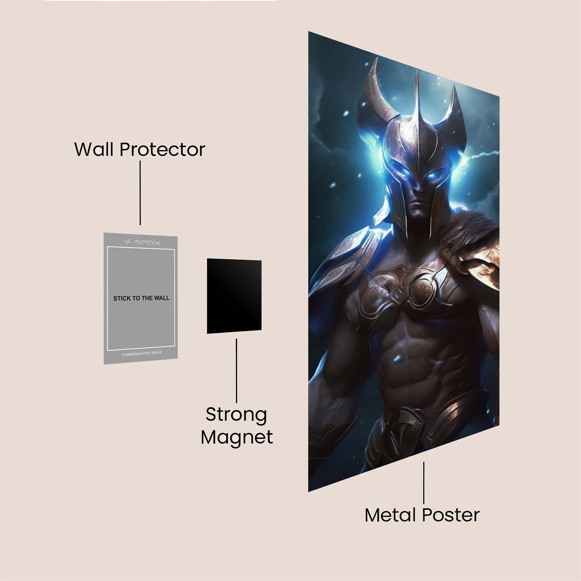 Ares Enraged Safe Wall Magnetic / M