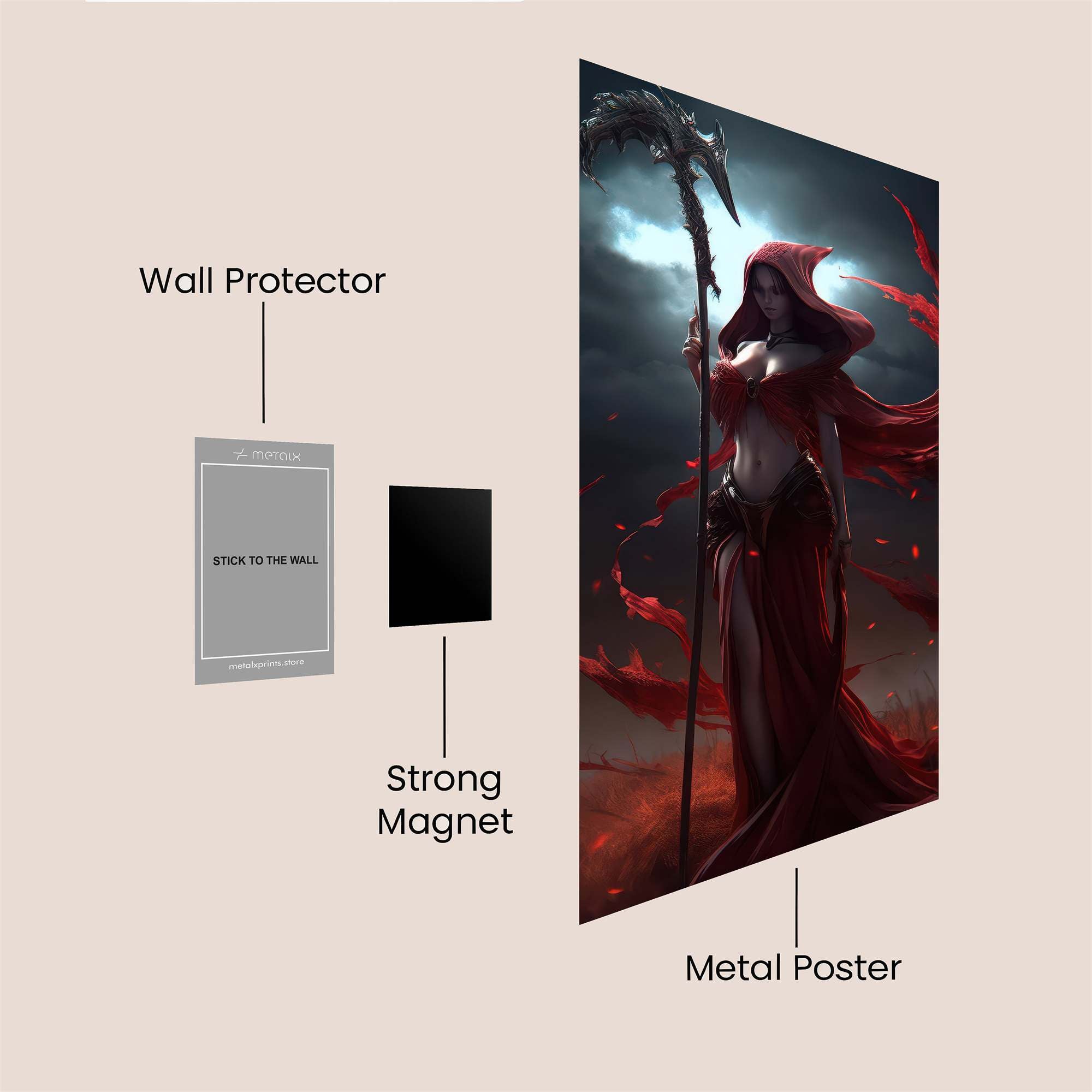 Reaper Enigmatic Safe Wall Magnetic / M