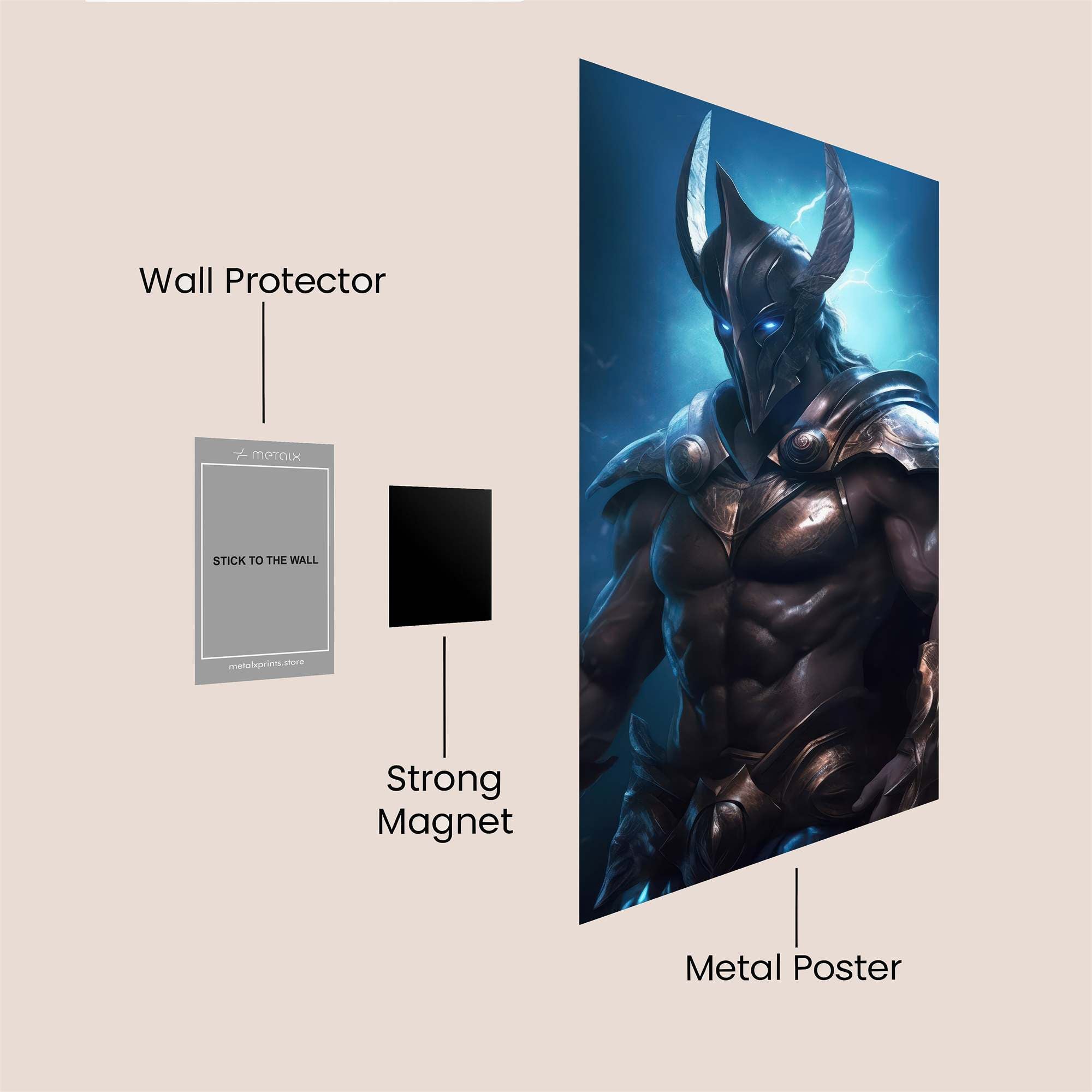 Ares Enraged Safe Wall Magnetic / M