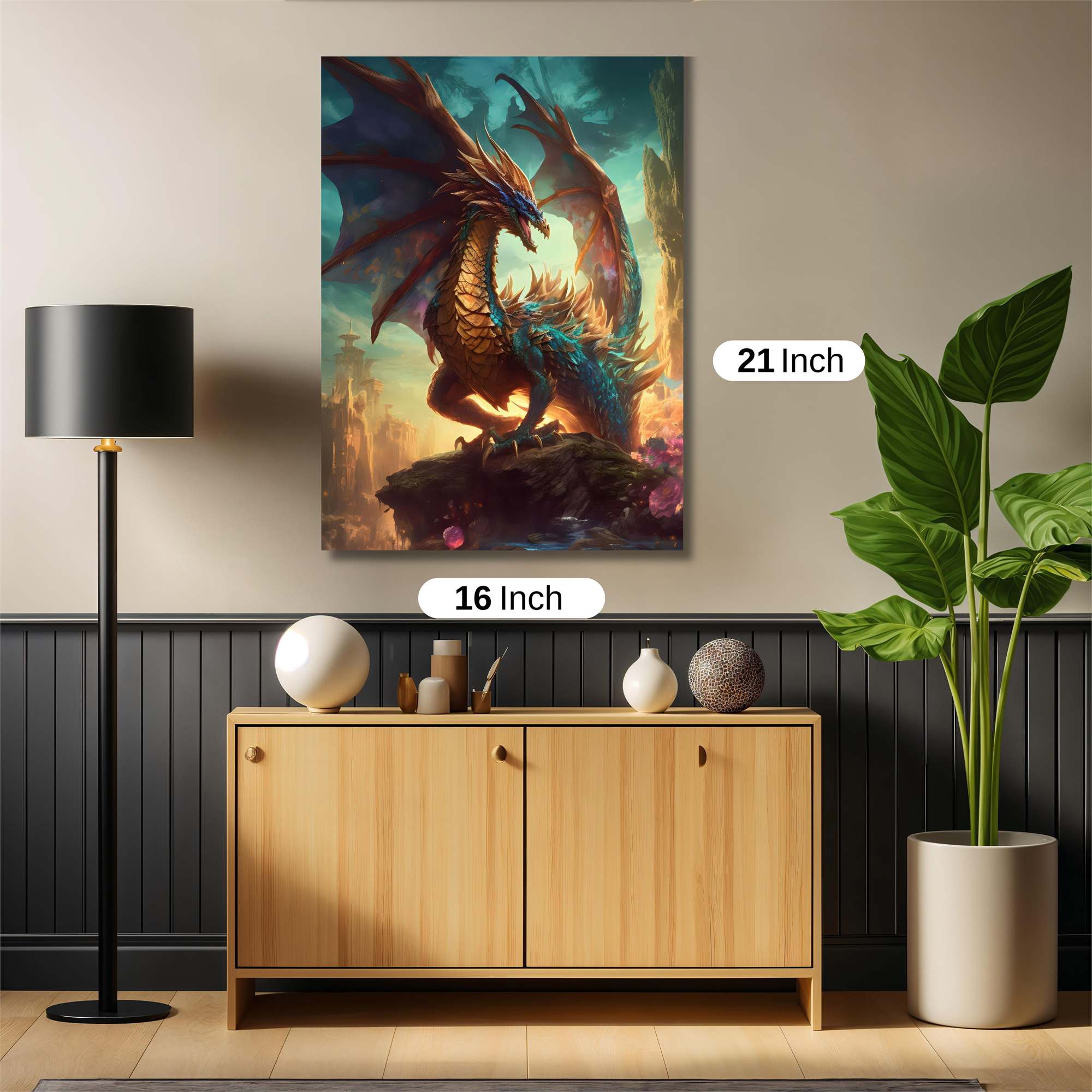 Dragon Radiant Safe Wall Magnetic / M