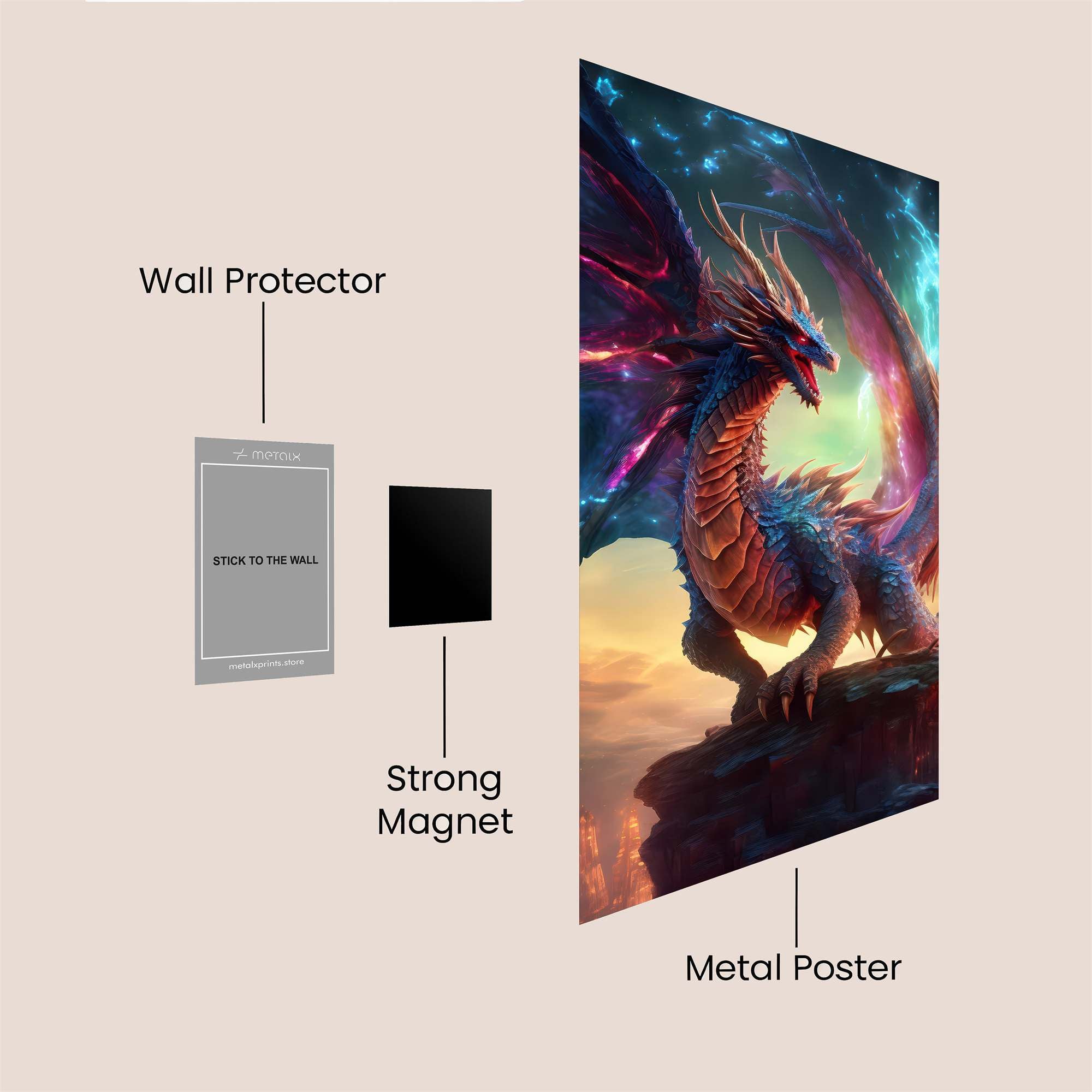 Celestial Majesty Safe Wall Magnetic / M
