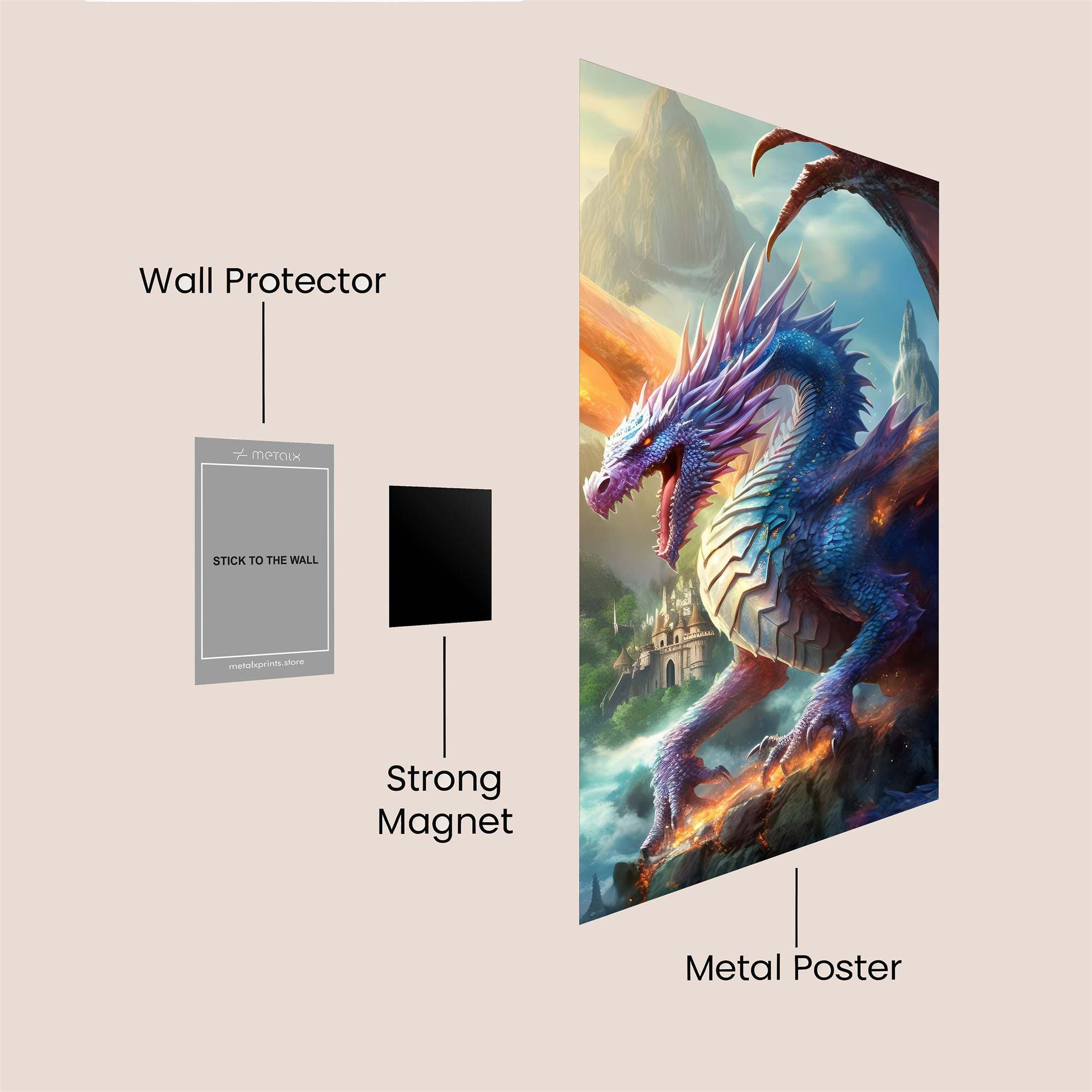 Draco Majestic Safe Wall Magnetic / M