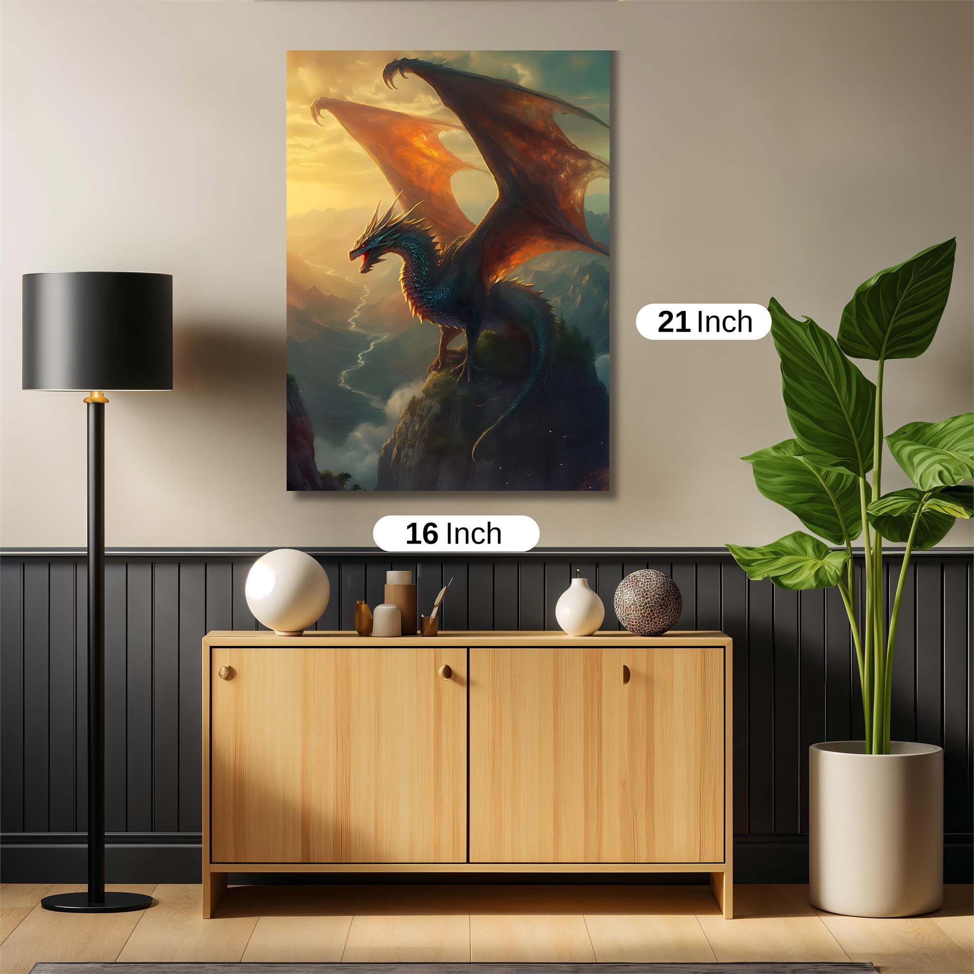 Dragon Radiant Safe Wall Magnetic / M