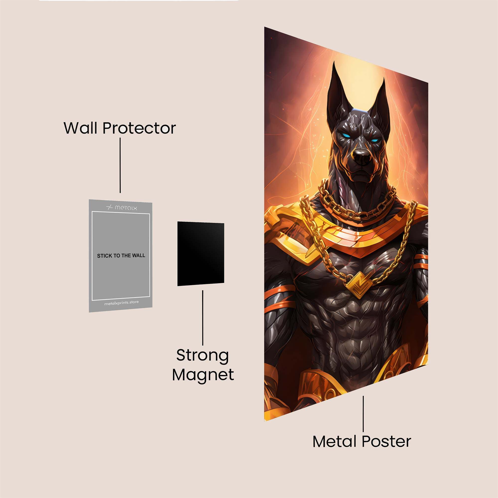Anubis Divine Safe Wall Magnetic / M
