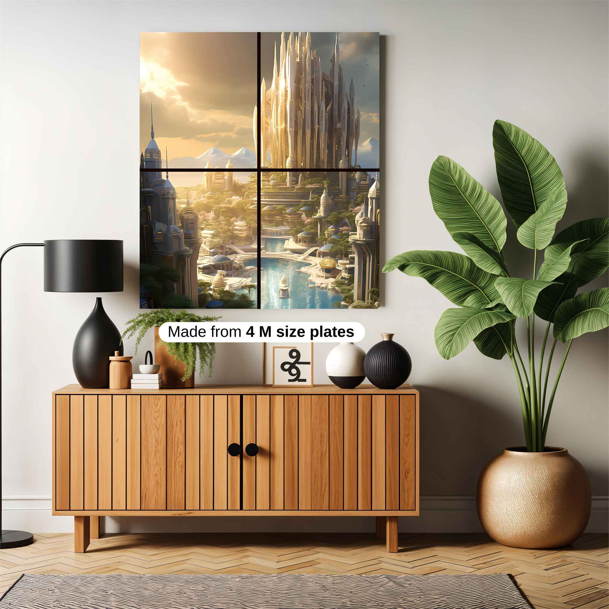 Crystal Serenity Safe Wall Magnetic / M