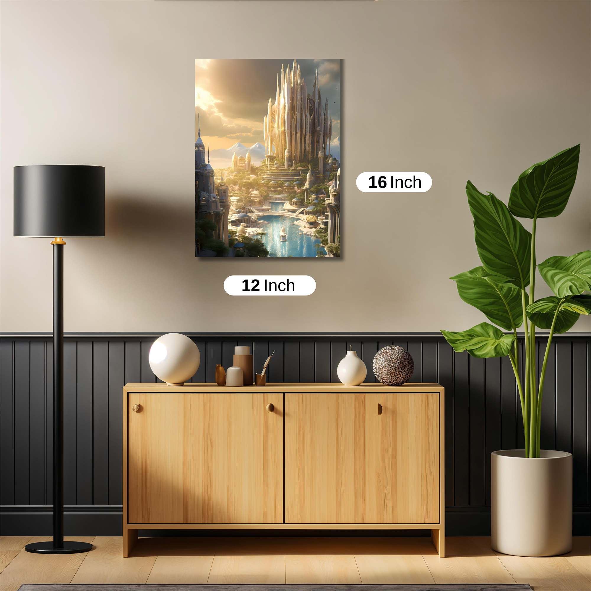 Crystal Serenity Safe Wall Magnetic / M