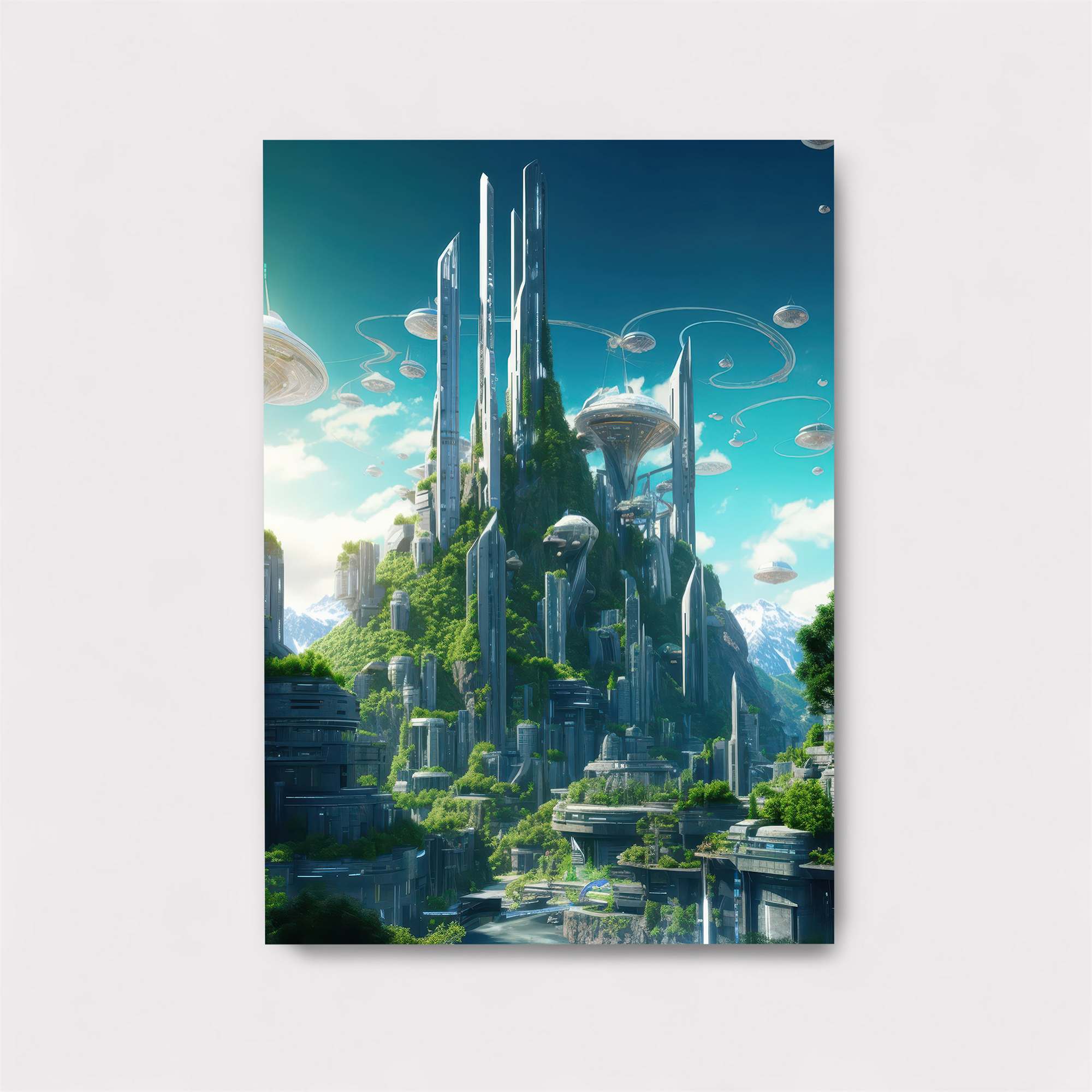 Futuristic Serenity Safe Wall Magnetic / M