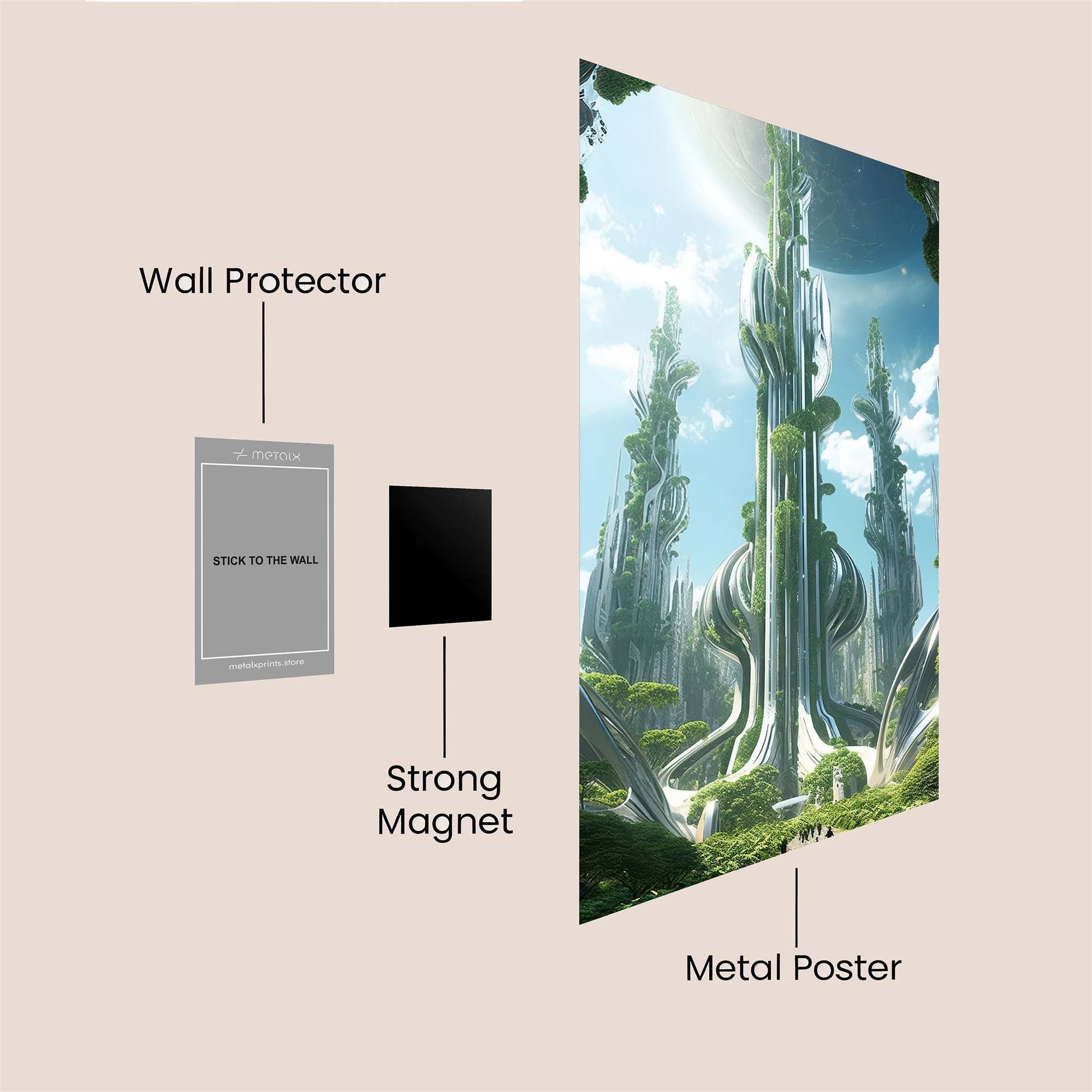 Alien Serenity Safe Wall Magnetic / M