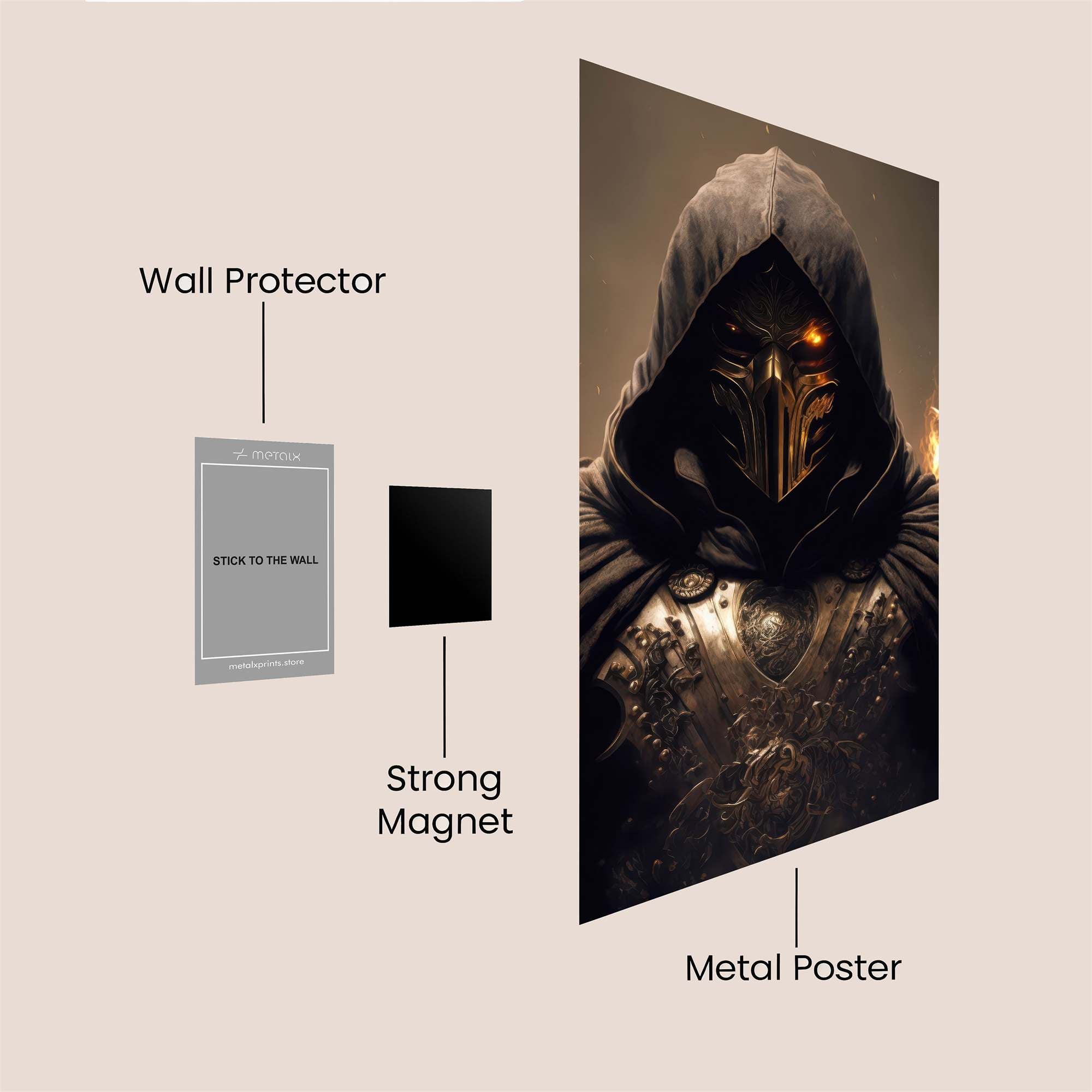 Reaper's Wrath Safe Wall Magnetic / M