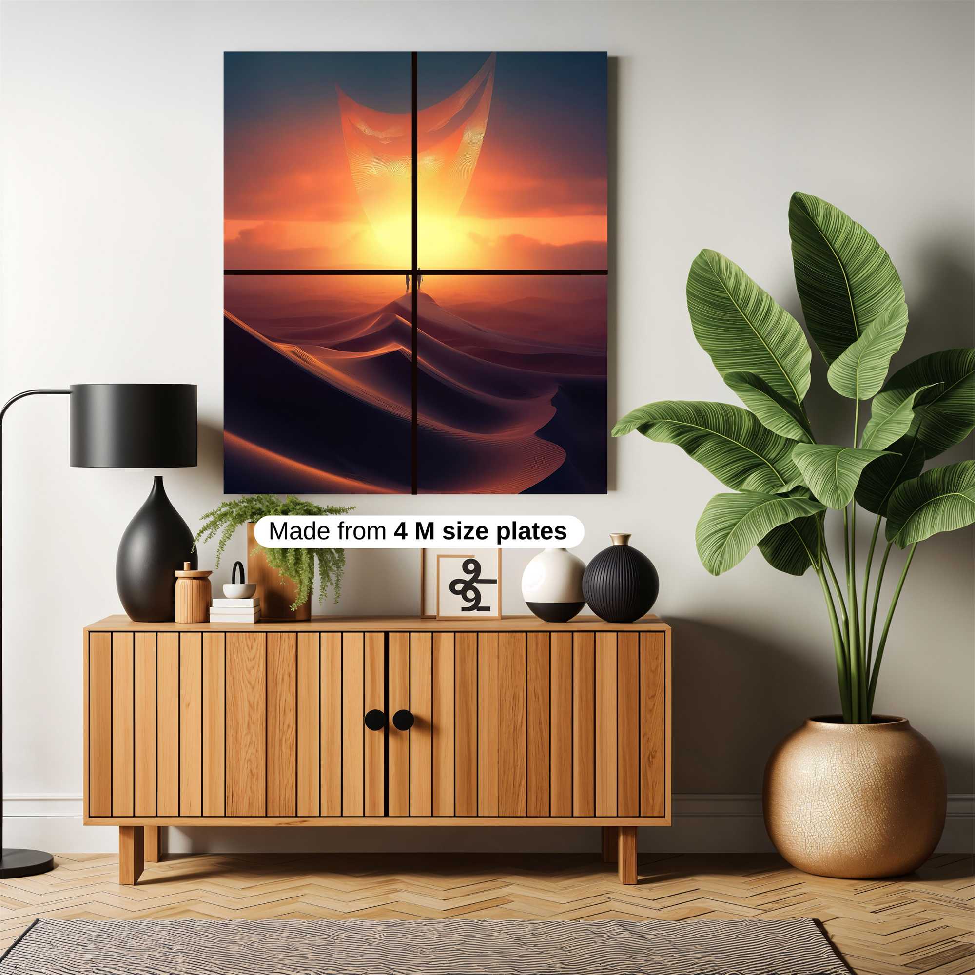 Sunset Serenity Safe Wall Magnetic / M
