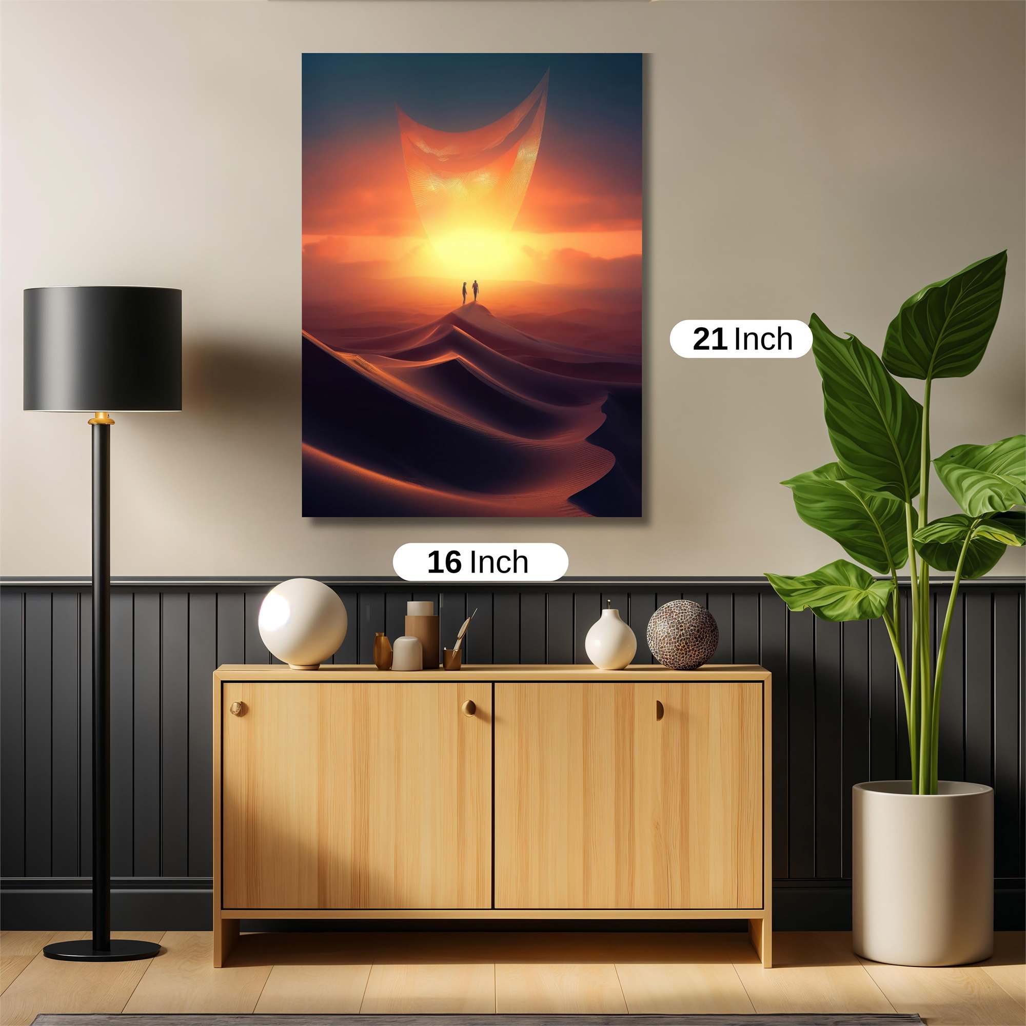 Sunset Serenity Safe Wall Magnetic / M