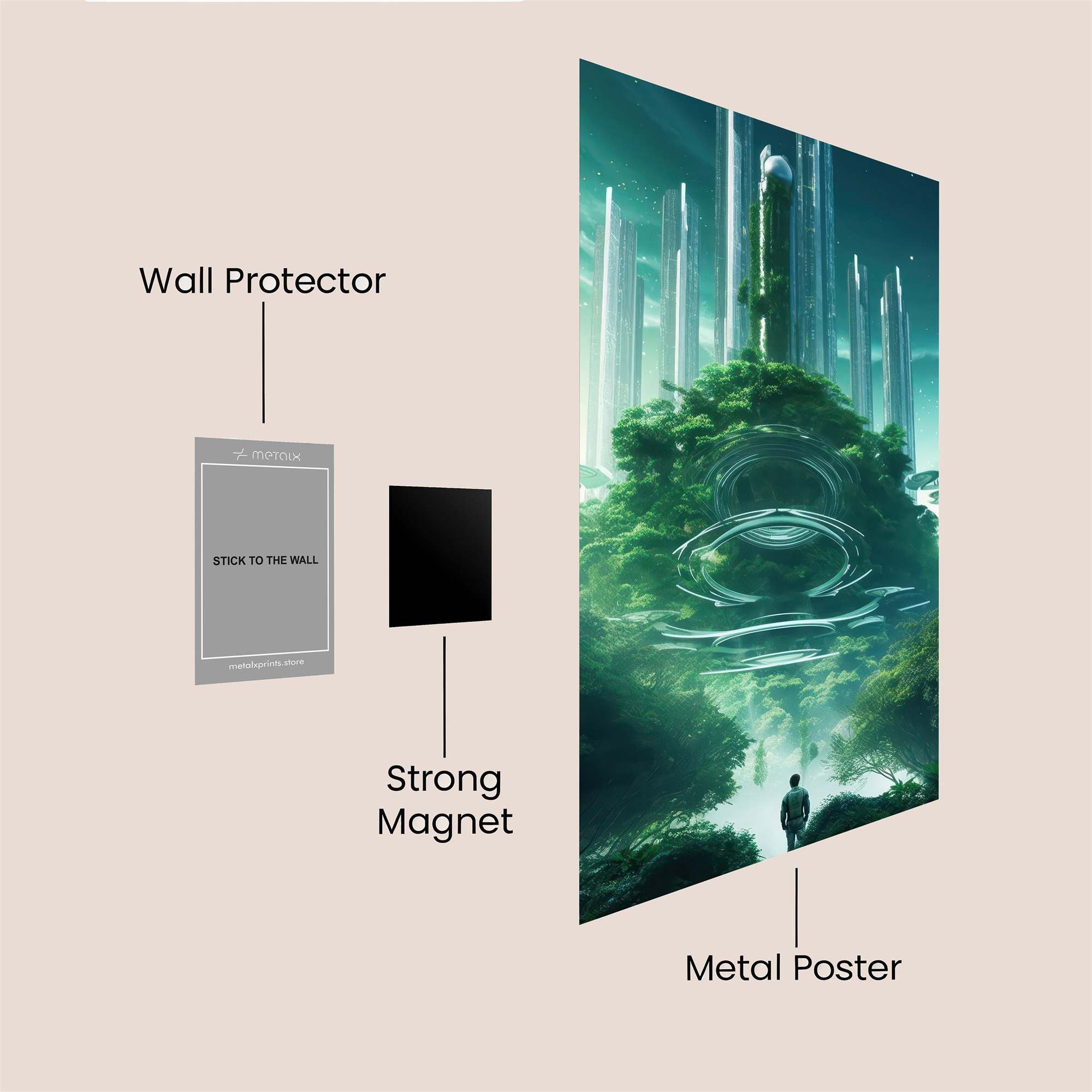 Edenic Citadel Safe Wall Magnetic / M