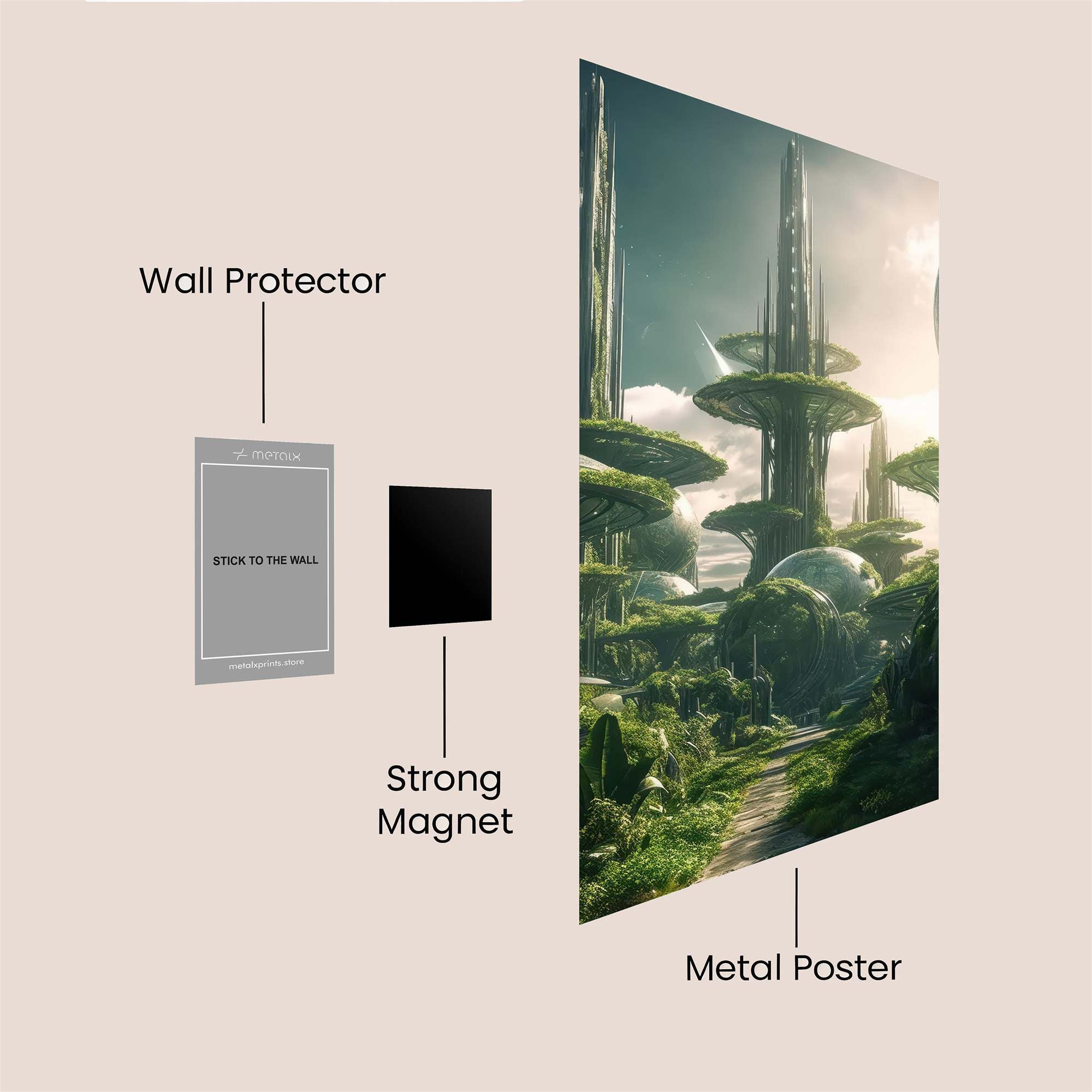EcoSpire Safe Wall Magnetic / M